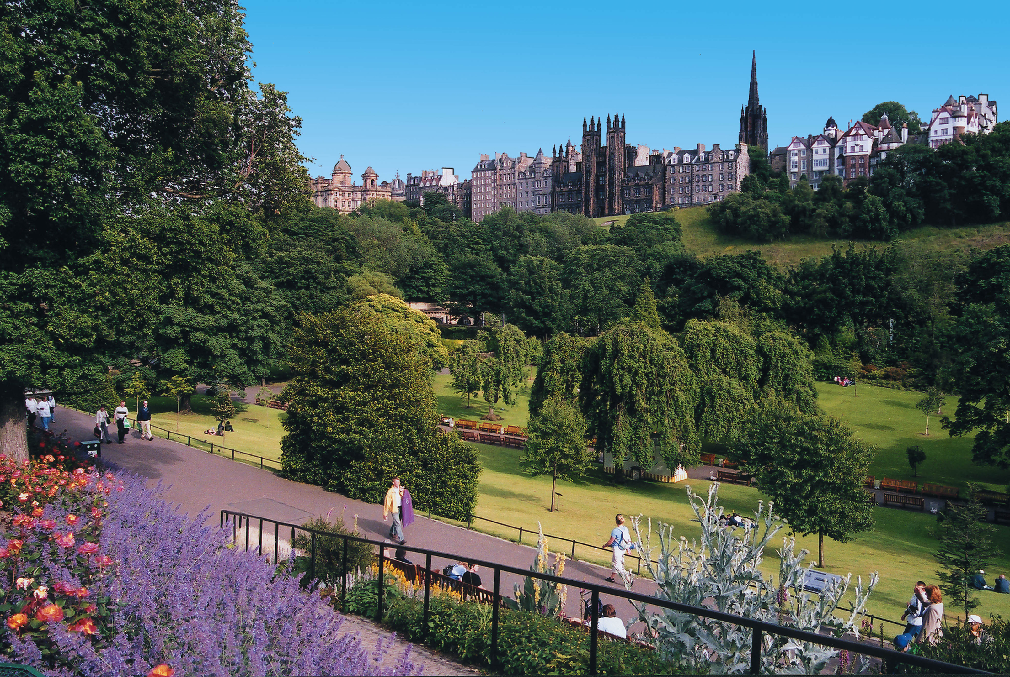 Princes Street Gardens in the centre of Edinburgh (Getty Images)