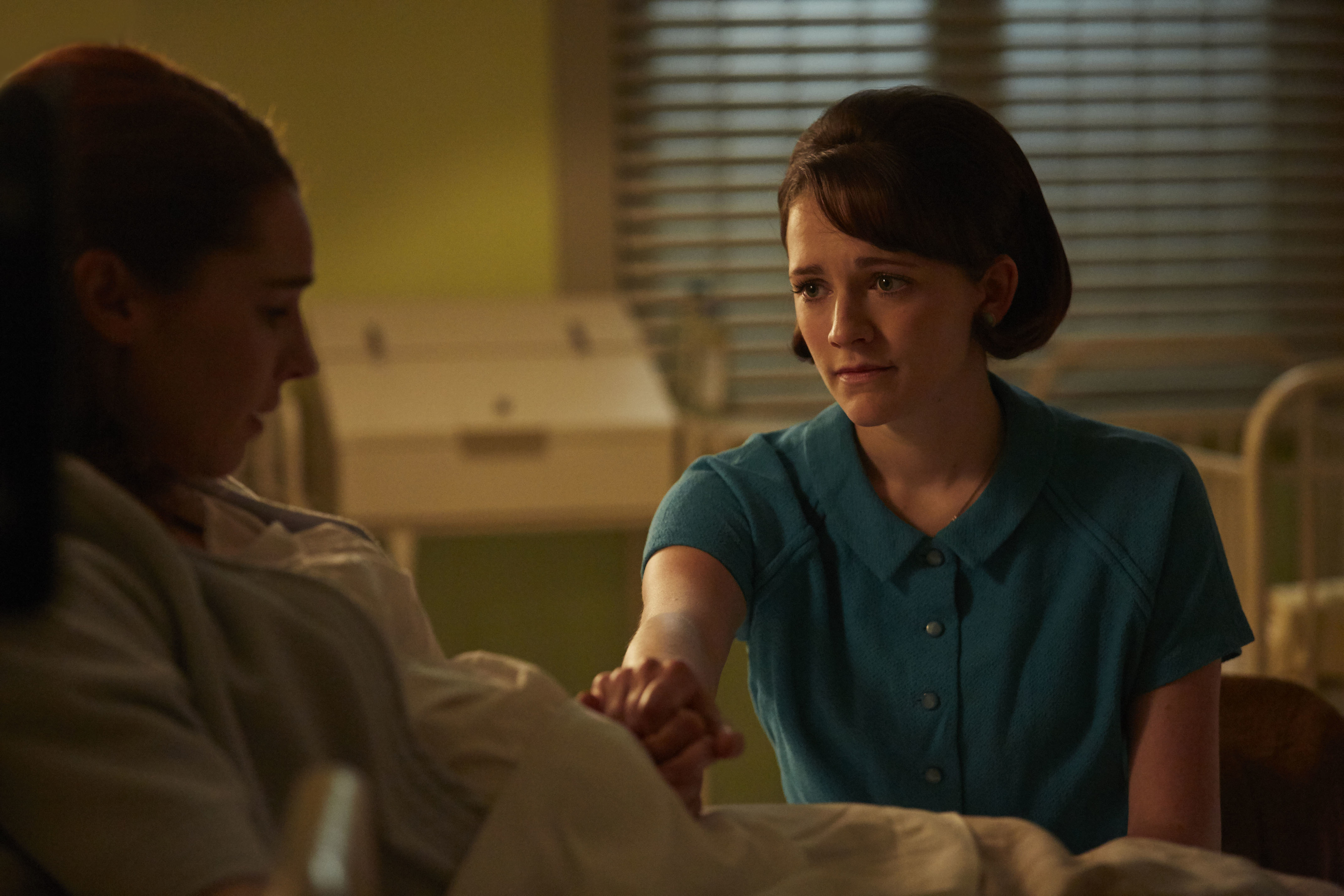 Viewers of Call The Midwife were shocked by the sudden death of Nurse Barbara, right, played by Charlotte Ritchie (Neal Street productions / Laura Radford)