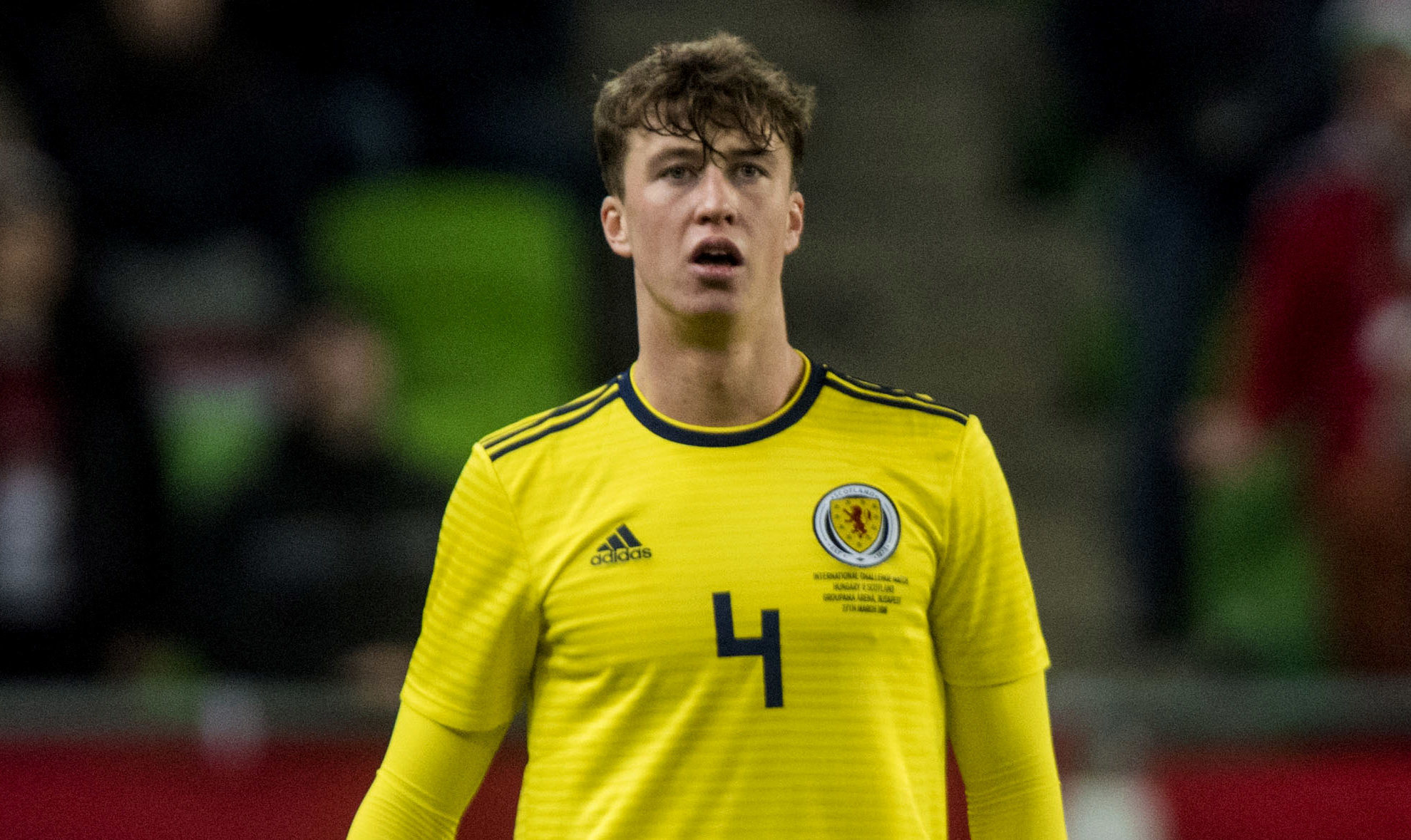 Jack Hendry in action for Scotland (SNS Group / Alan Harvey)