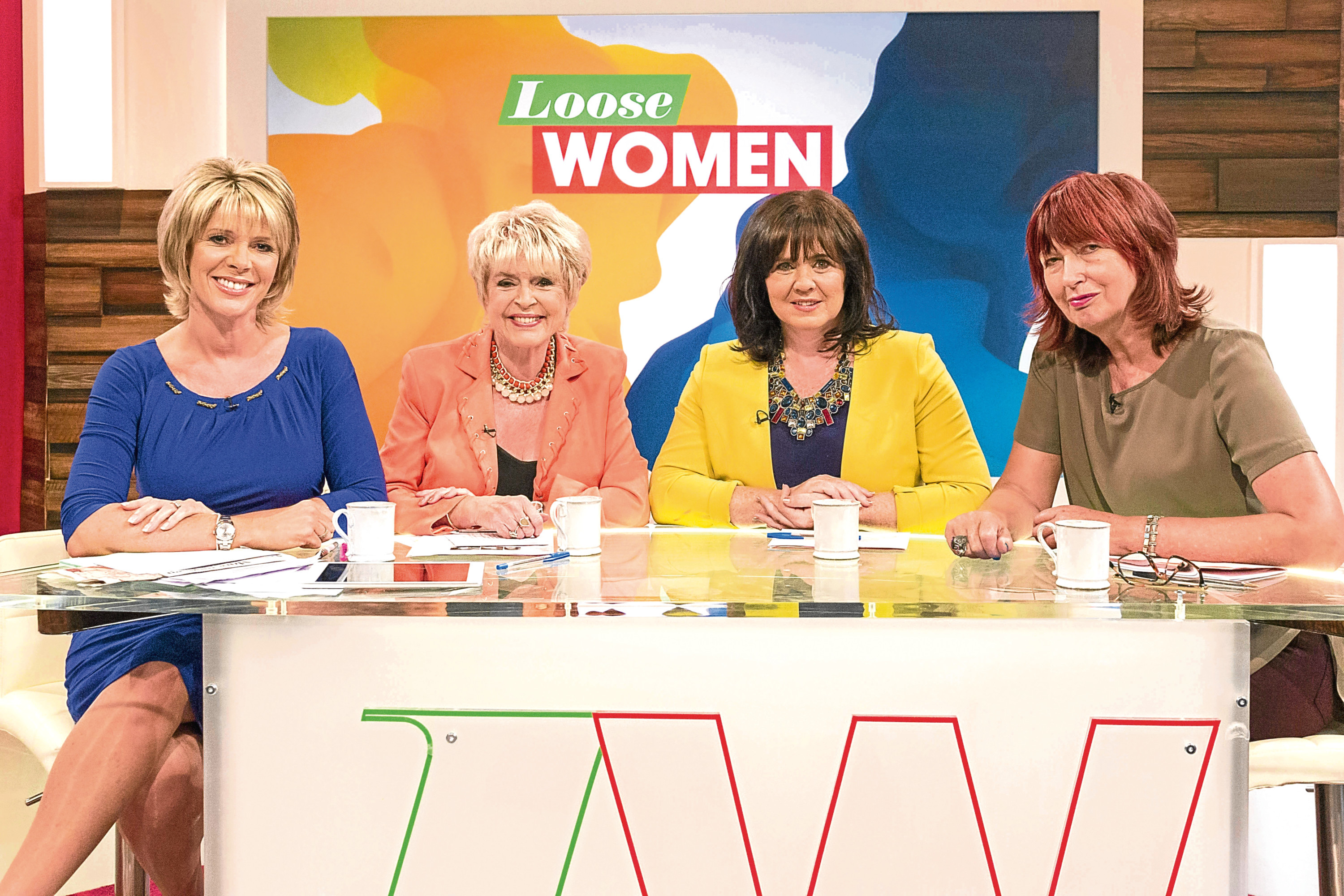 Ruth Langsford, Gloria Hunniford, Coleen Nolan and Janet Street-Porter on 'Loose Women' (Ken McKay/ITV)