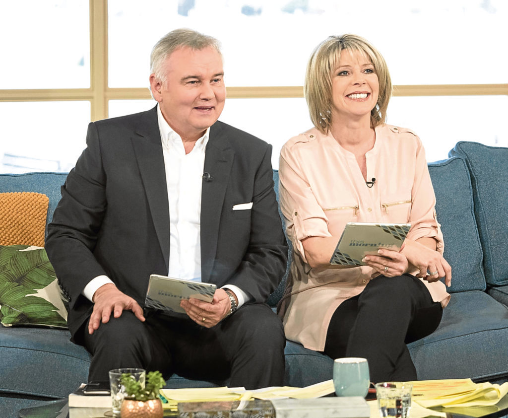 Eamonn Holmes and Ruth Langsford on 'This Morning' (ITV/Ken McKay)
