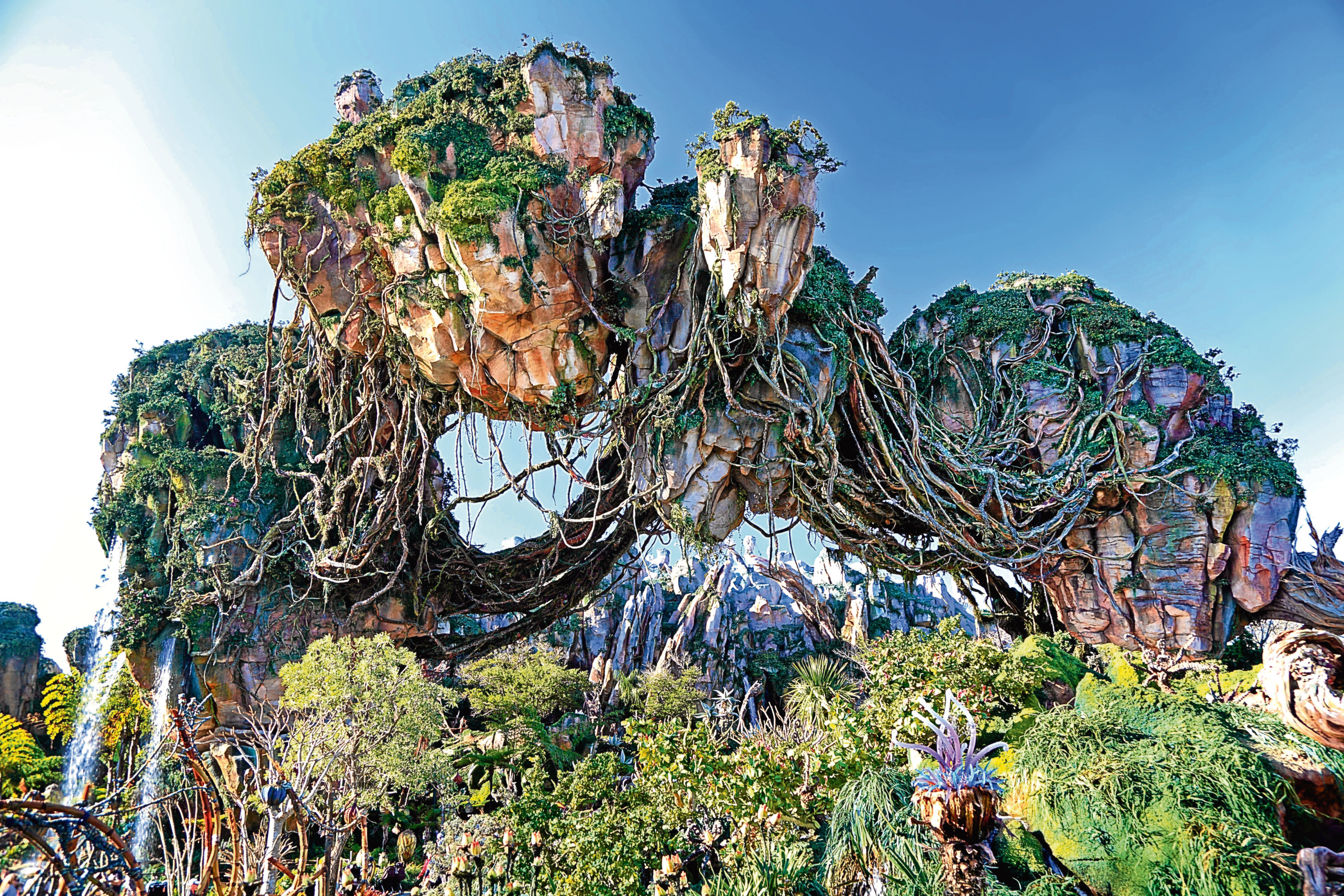 Floating Mountains in Pandora, Avatar Land, Animal Kingdom, Walt Disney World, Orlando, Florida (Vlad Ghiea/Alamy)