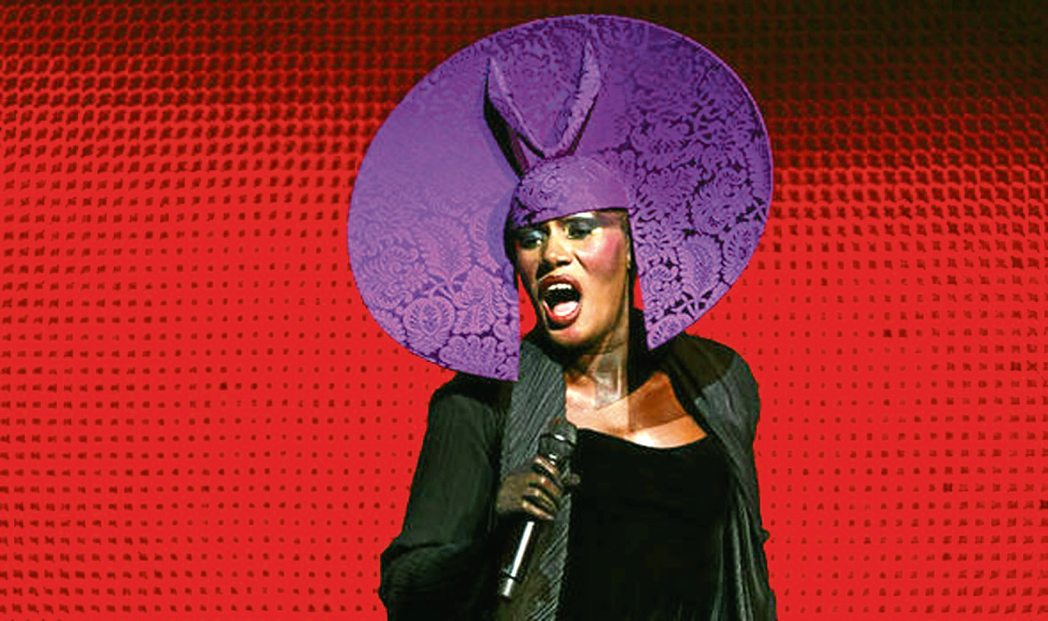 ’80s megastar Grace Jones, now a spritely 69, continues to perform flamboyantly