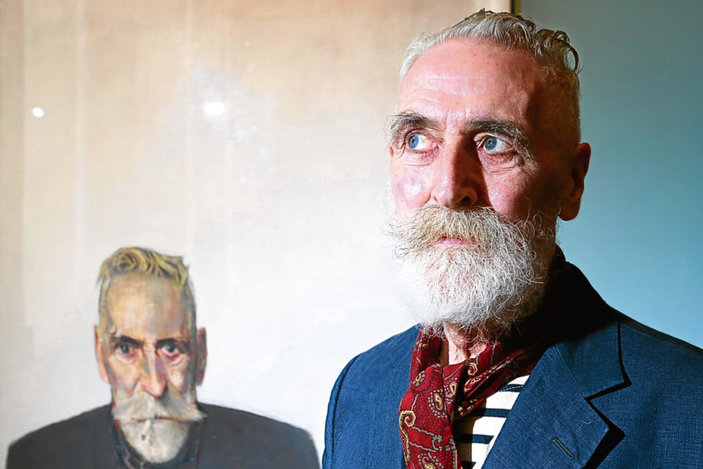 Brushing up well Artist John Byrne hailed as Scotland's most stylish