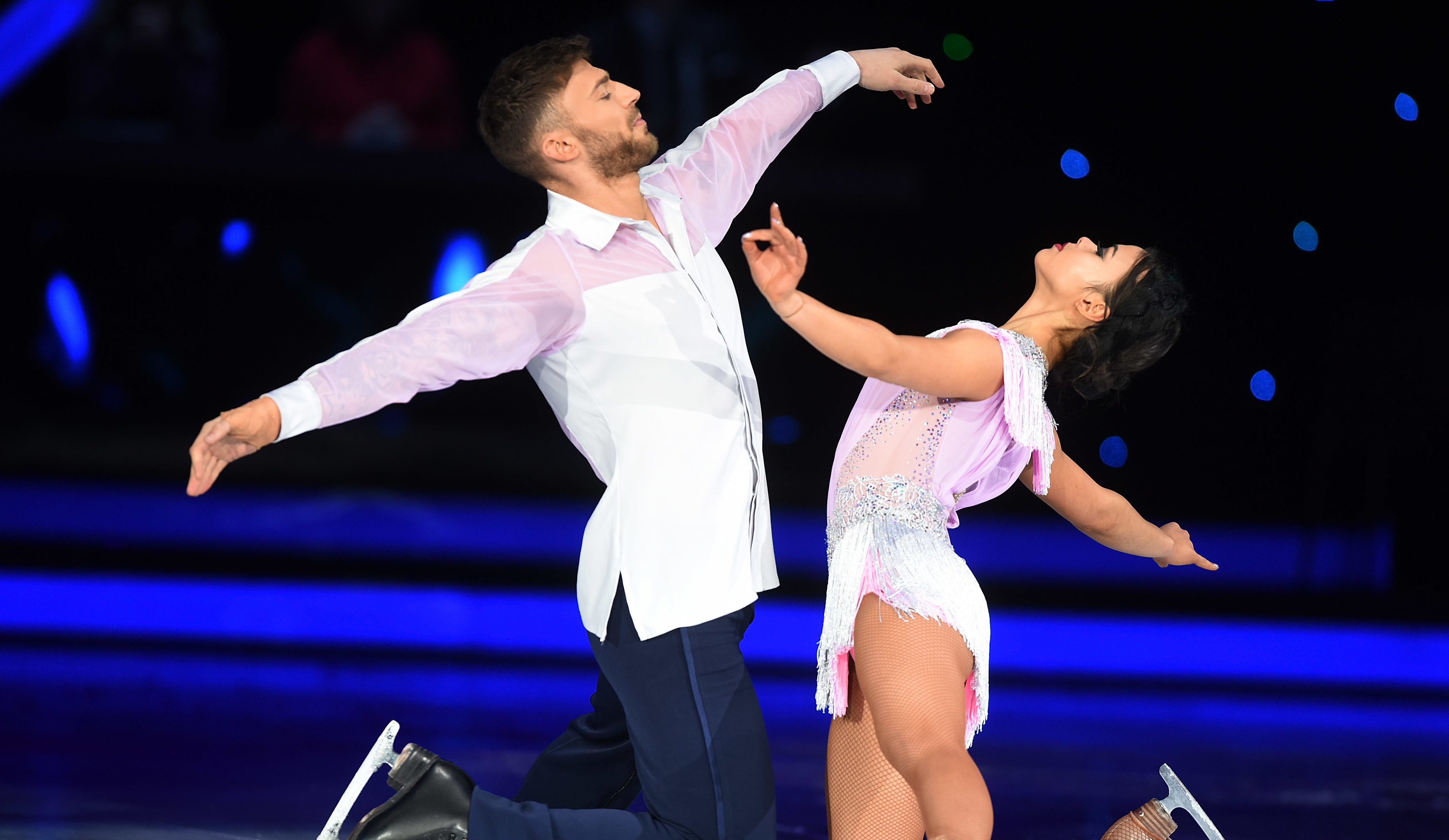Jake and Vanessa Bauer starring in the Dancing on Ice Live Tour (Dave J Hogan/Getty Images)