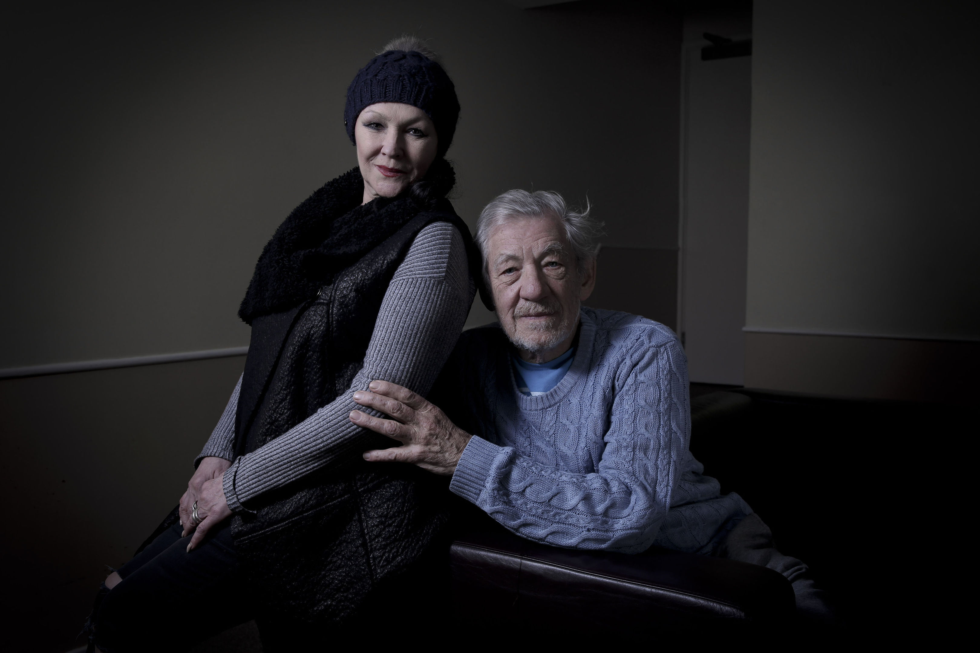 Sir Ian McKellen and Frances Barber, who will star in a new adaptation of Paradise Lost on Radio 4. (Tricia Yourkevich/BBC/PA Wire)