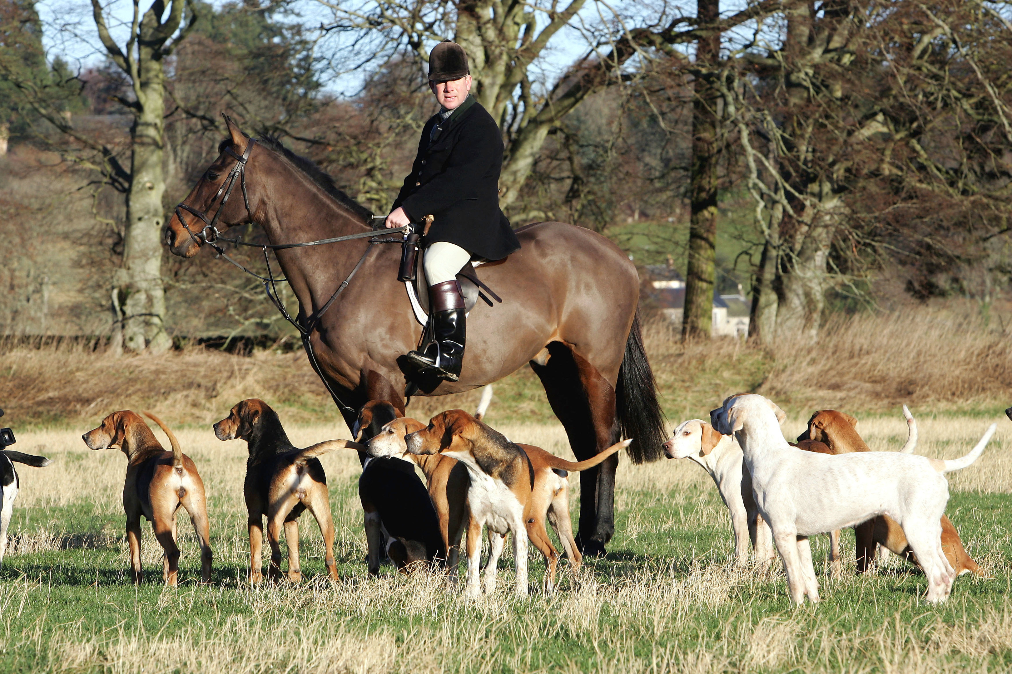 A legal hunt in Selkirk, Scotland (Photo by Christopher Furlong/Getty Images)