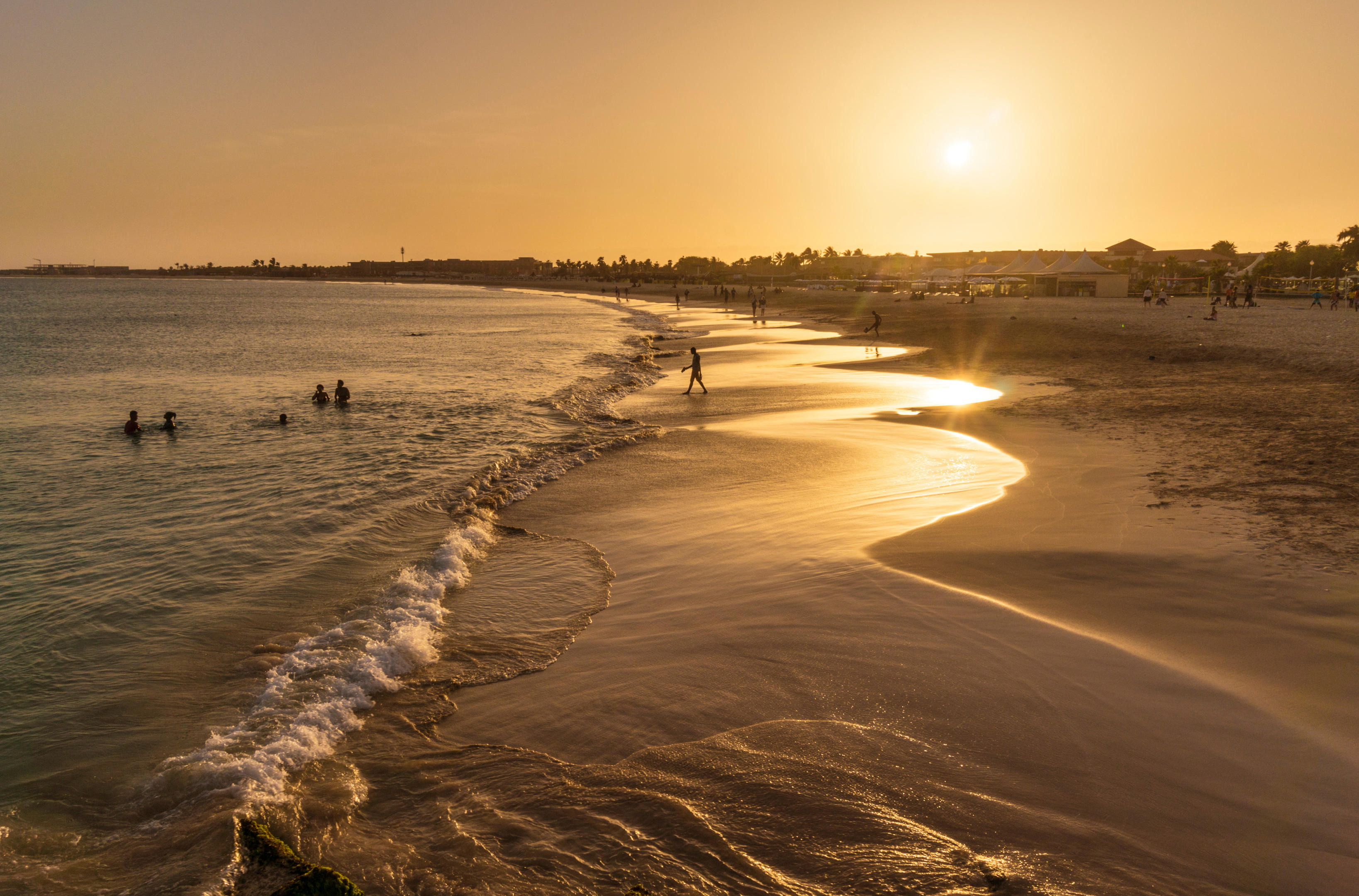 Sunset at the beach in Santa Maria (Alamy)