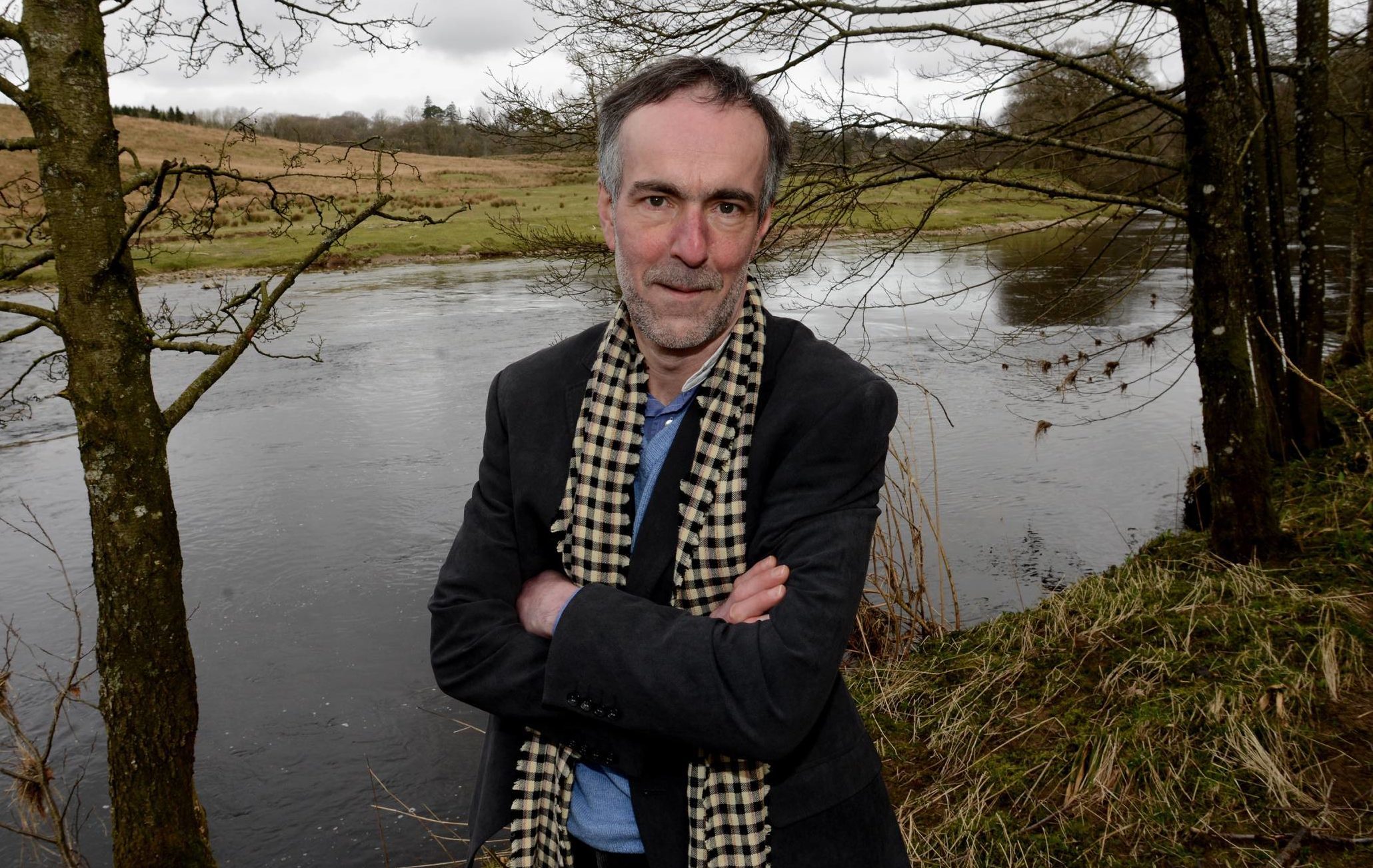 Author Graham Robb, who has written a book about the English/ Scottish border called 'The Debatable Land' (North News  Pictures)