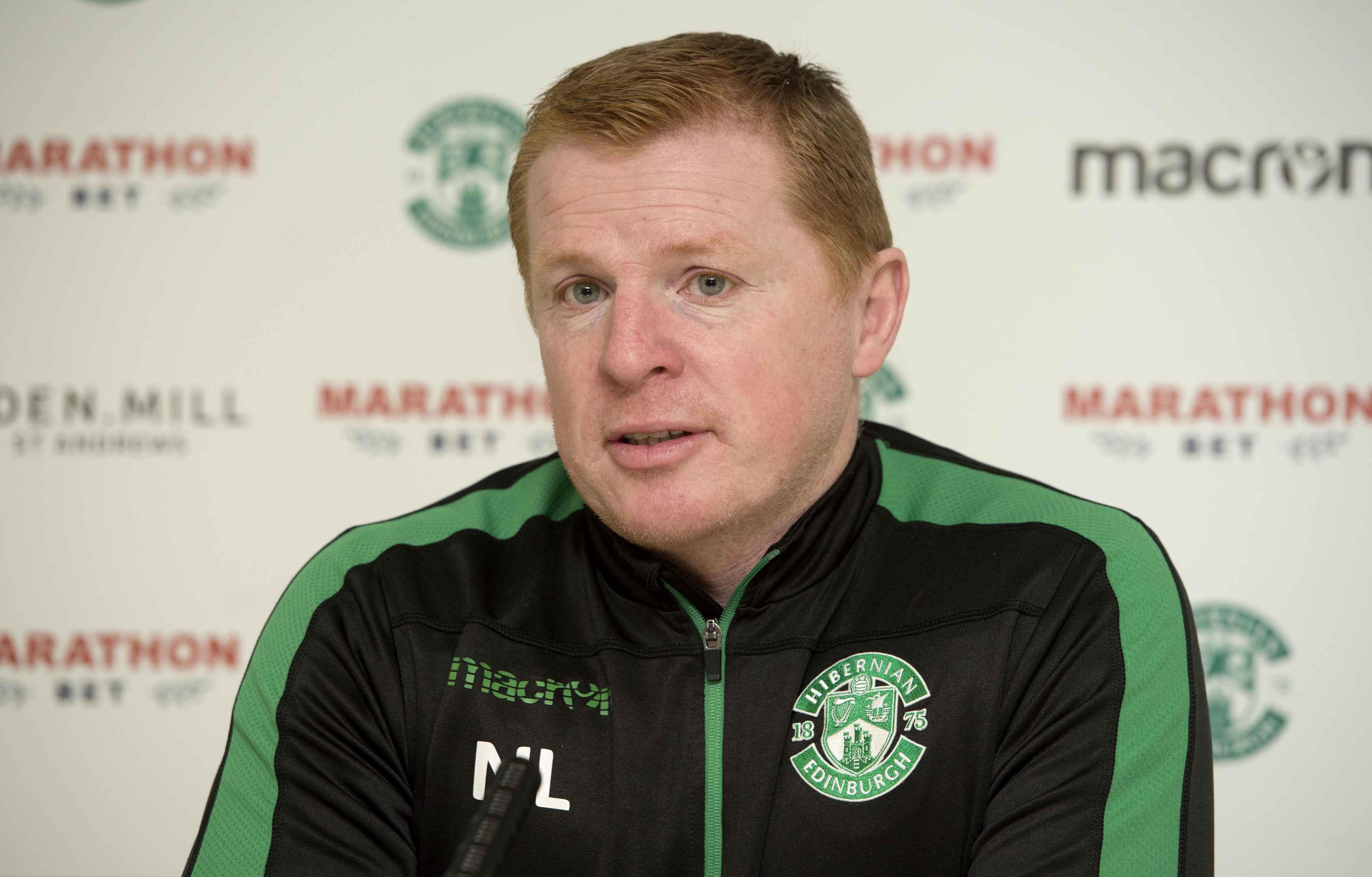 Hibs Manager Neil Lennon (SNS Group /  Craig Foy)