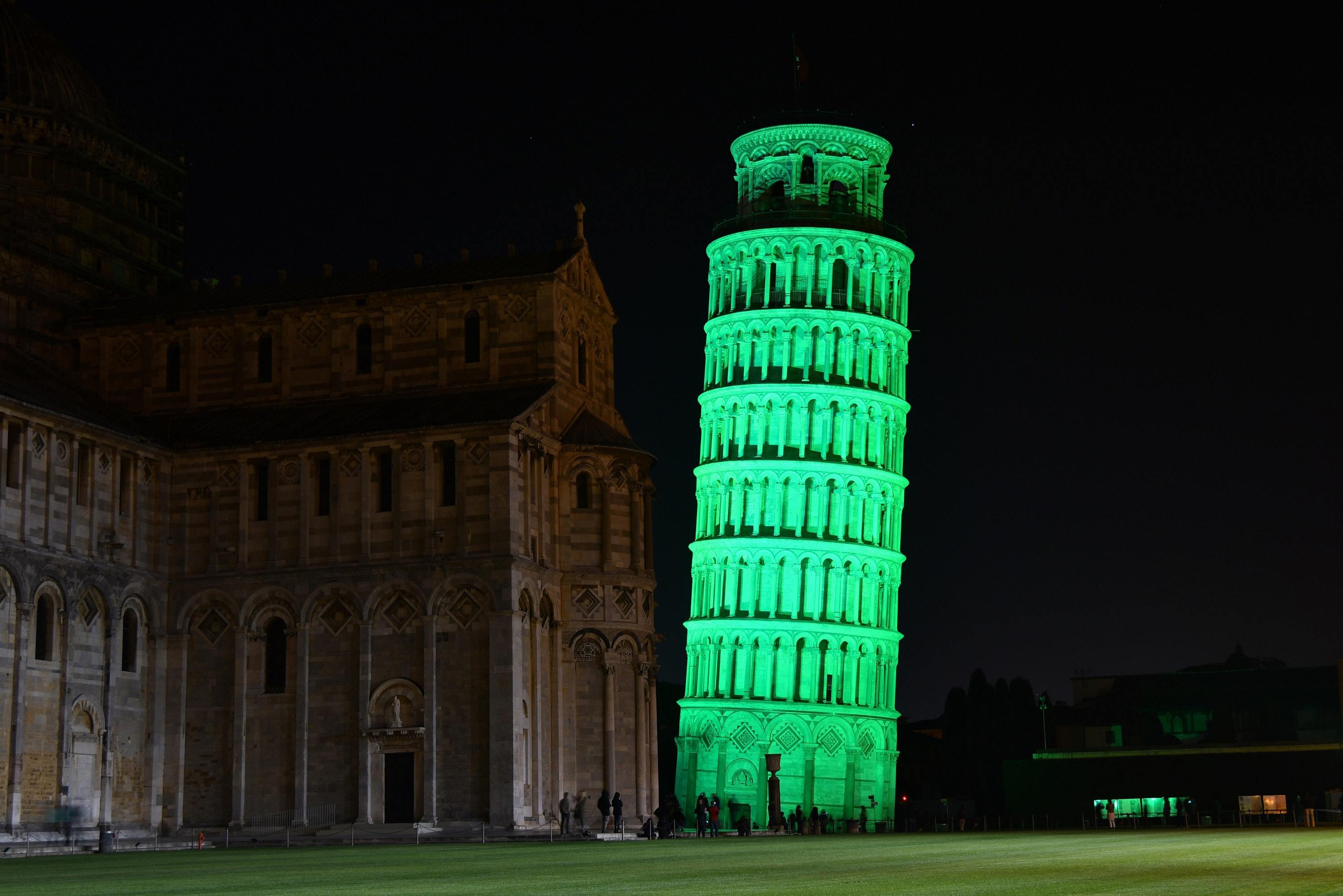 The Leaning Tower of Pisa joins Tourism Ireland’s Global Greening initiative (Tourism Ireland/PA)