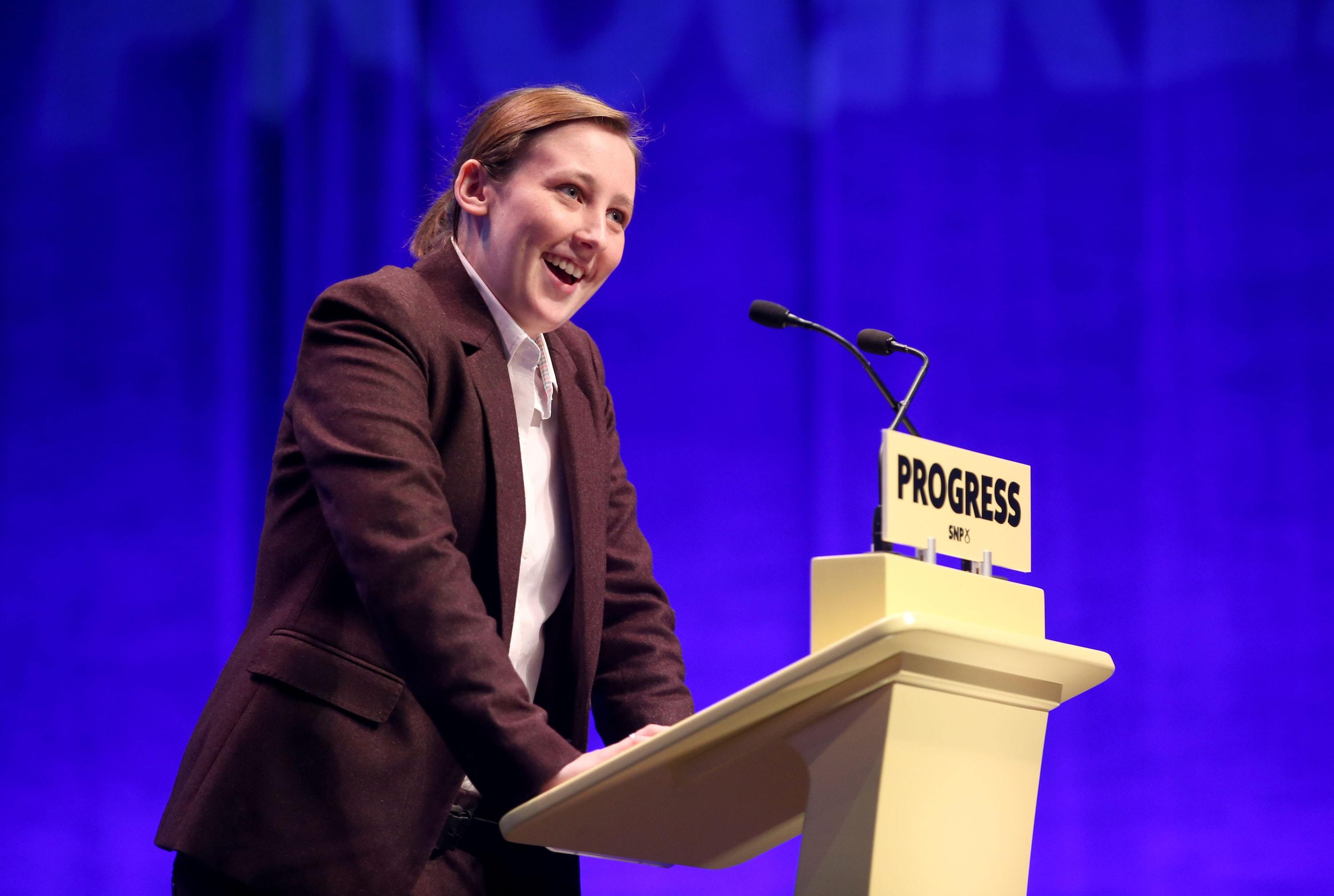 SNP MP Mhairi Black has received a torrent of misogynistic abuse (Jane Barlow/PA)