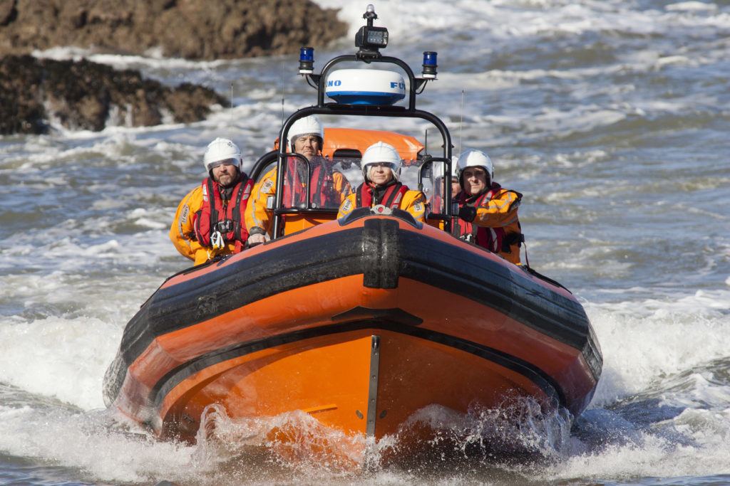 Susan Barry, a volunteer with St Abbs lifeboat (Alistair Linford)