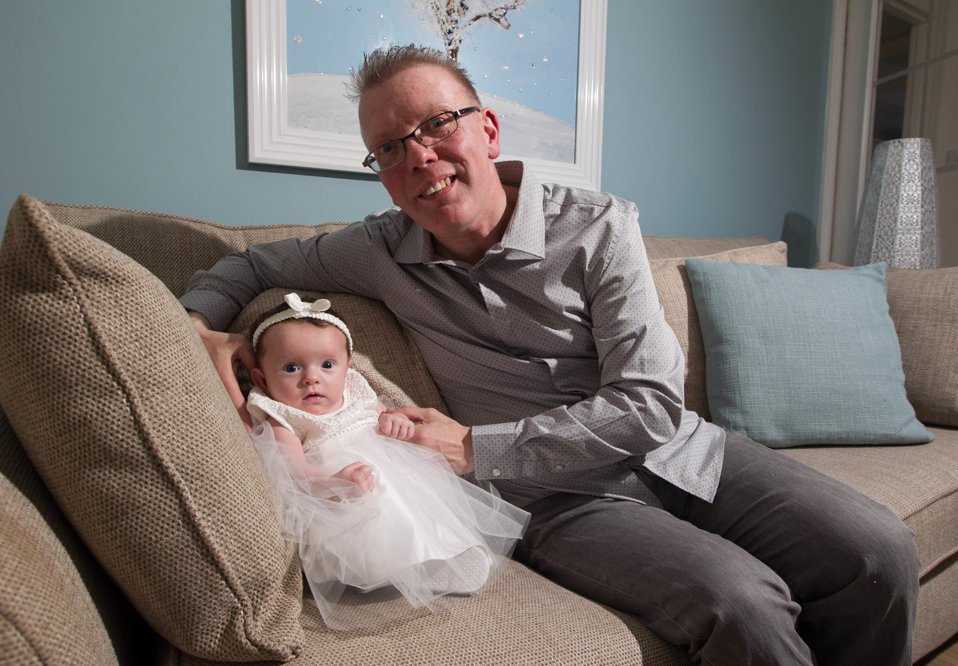 Michael Conway with granddaughter Olivia (Chris Austin / DC Thomson)