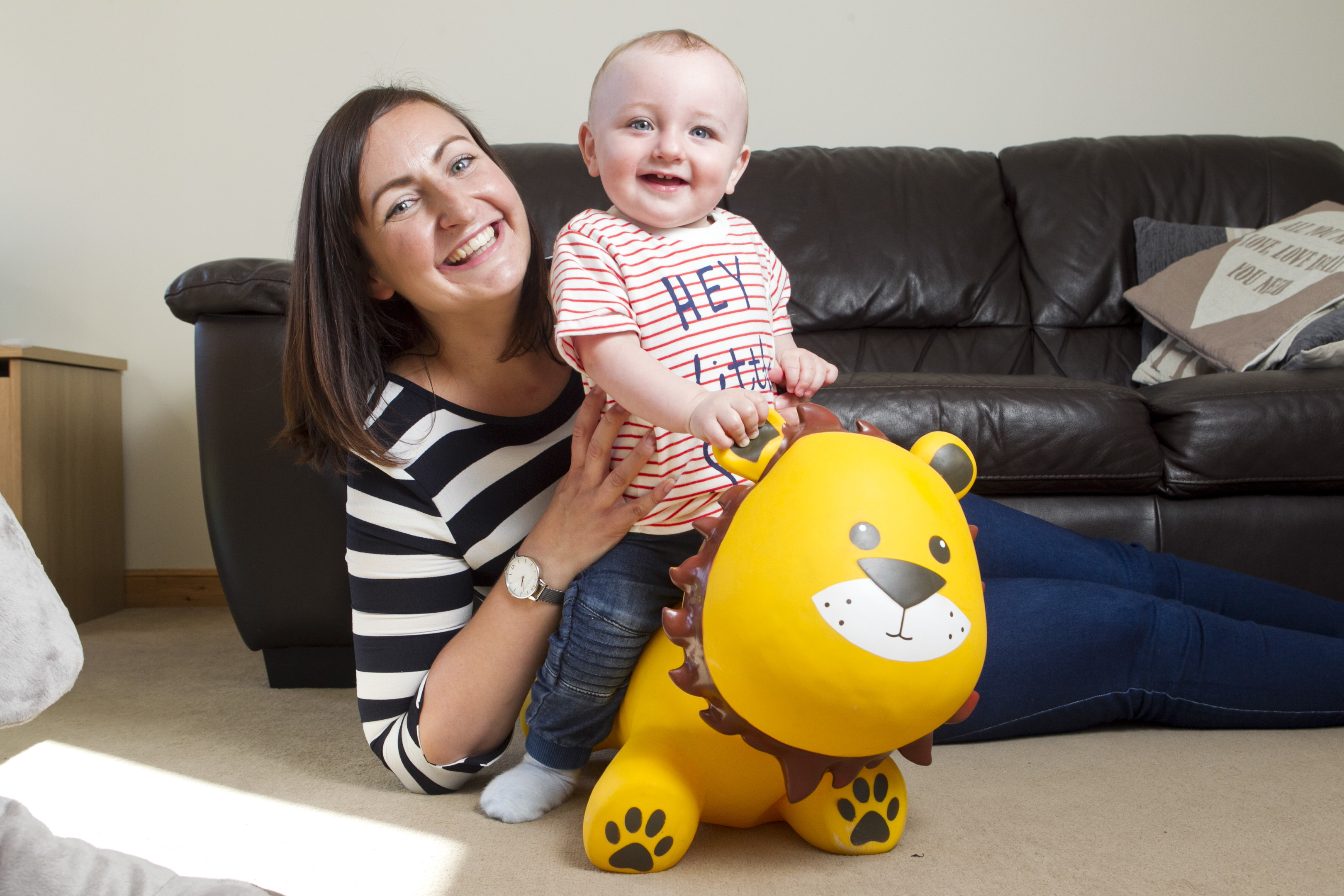 Carly Gardner, and her baby boy Harry (Andrew Cawley/DC Thomson)