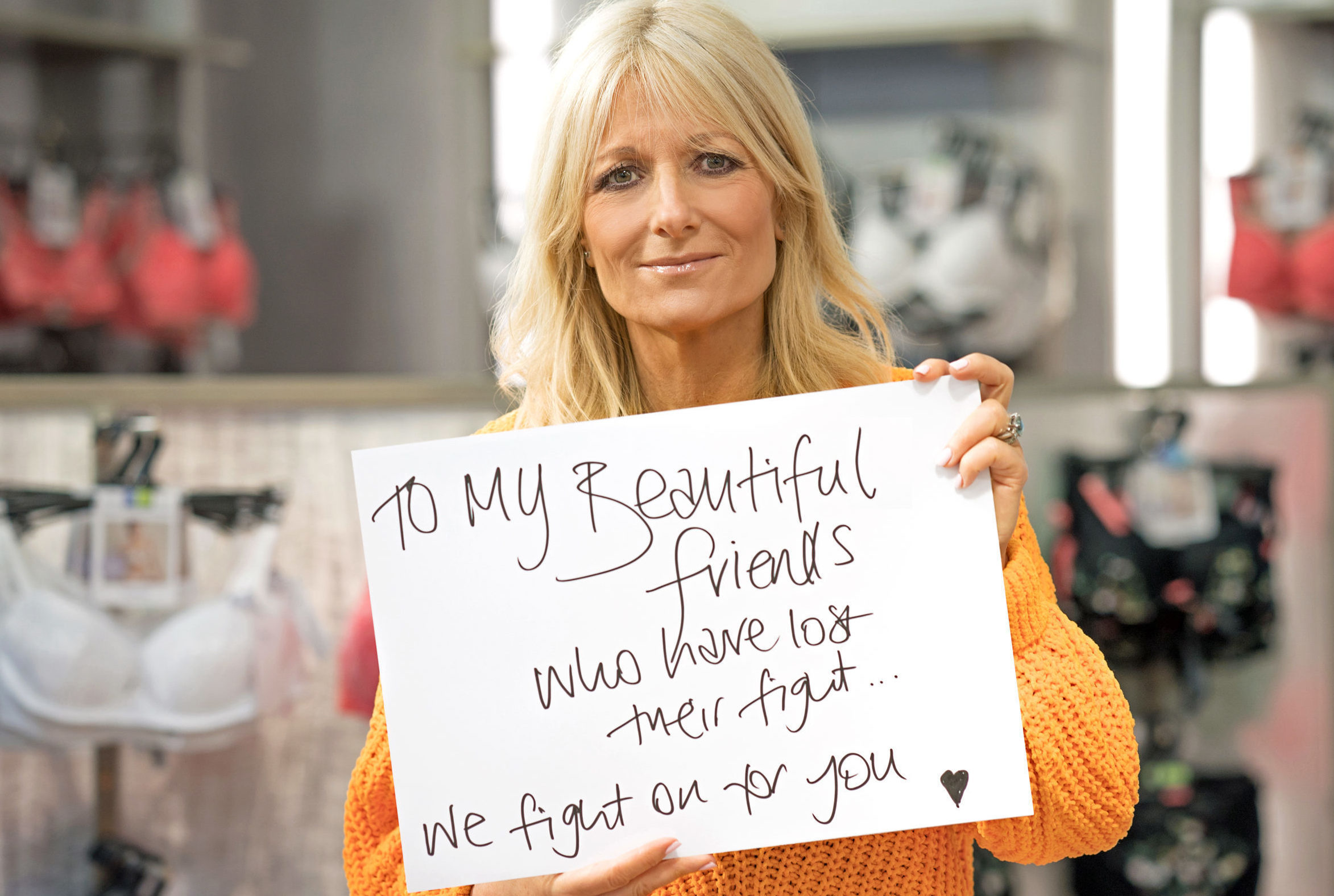 Presenter Gaby Roslin, who has lost female friends to breast cancer (Breast Cancer Now/PA Wire)