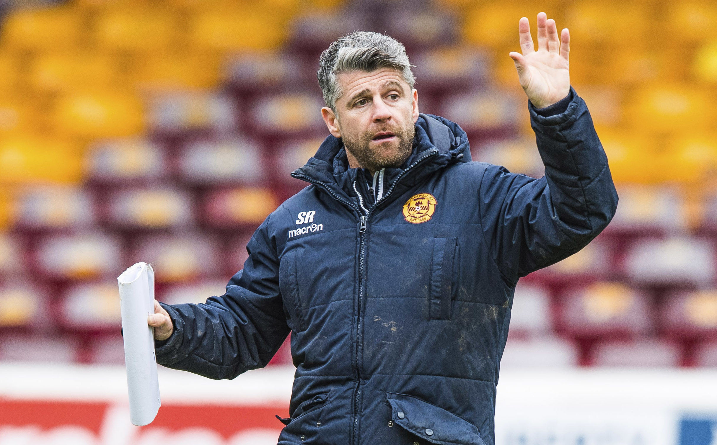 Motherwell manager Stephen Robinson (SNS Group / Gary Hutchison)
