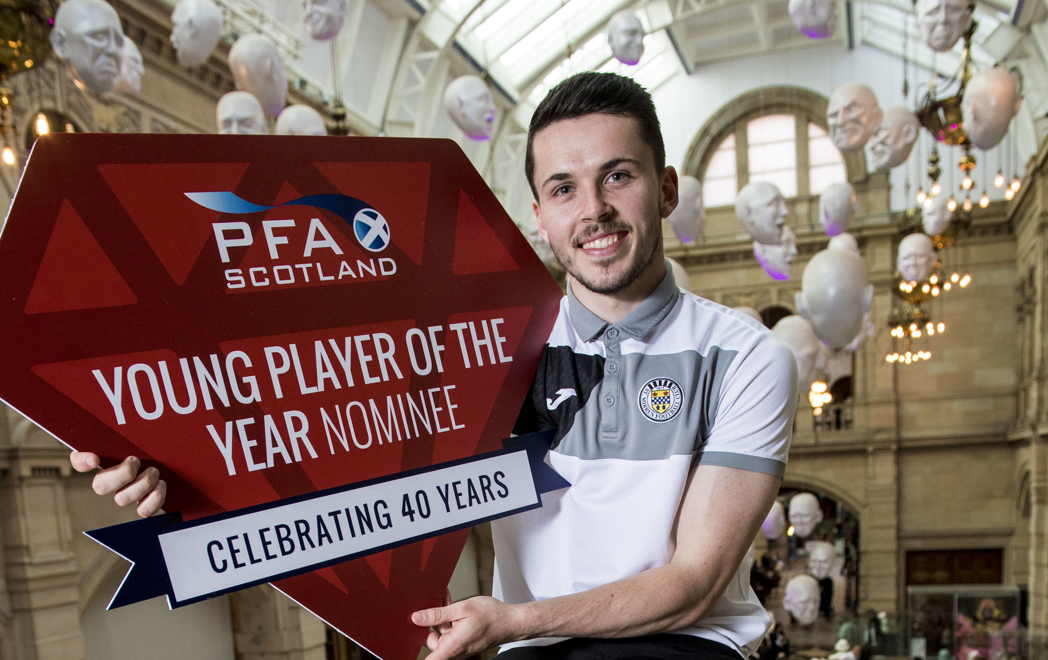 PFA Scotland announce St Mirren's Lewis Morgan as a nominee for the 2017/2018 Young Player of the Year Award (SNS Group / Craig Williamson)