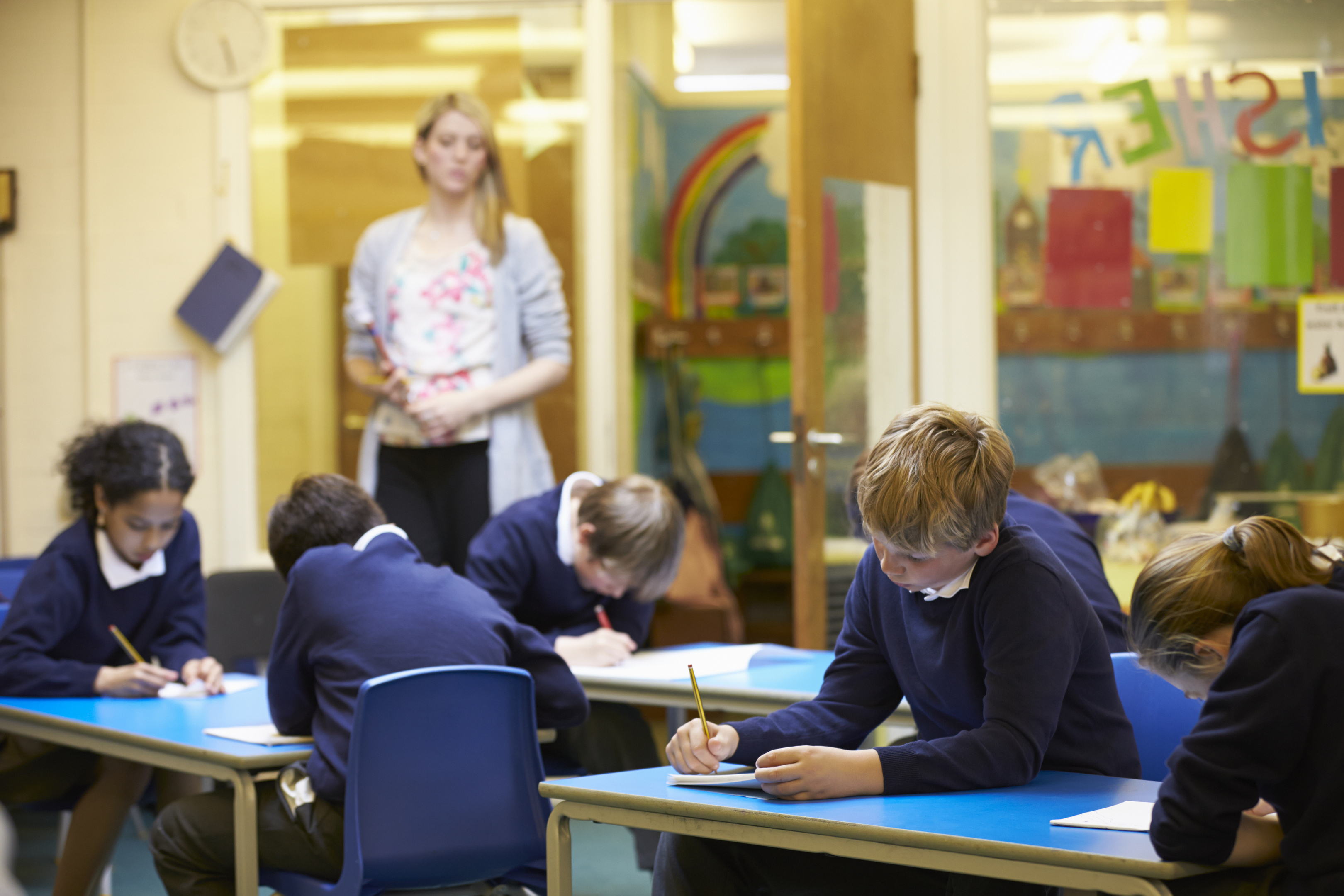 Labour has blamed "supersized" classes in Scotland's primary schools for the attainment gap between richer and poorer pupils (Getty Images/iStock)