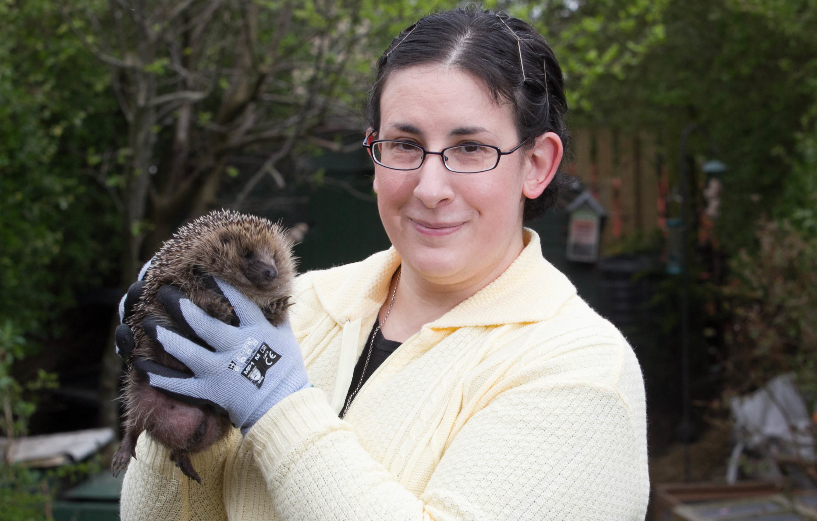 Nadia Al-Dujaii runs Forth Hedgehog Hospital from her home in Roysth (Chris Austin / DC Thomson)