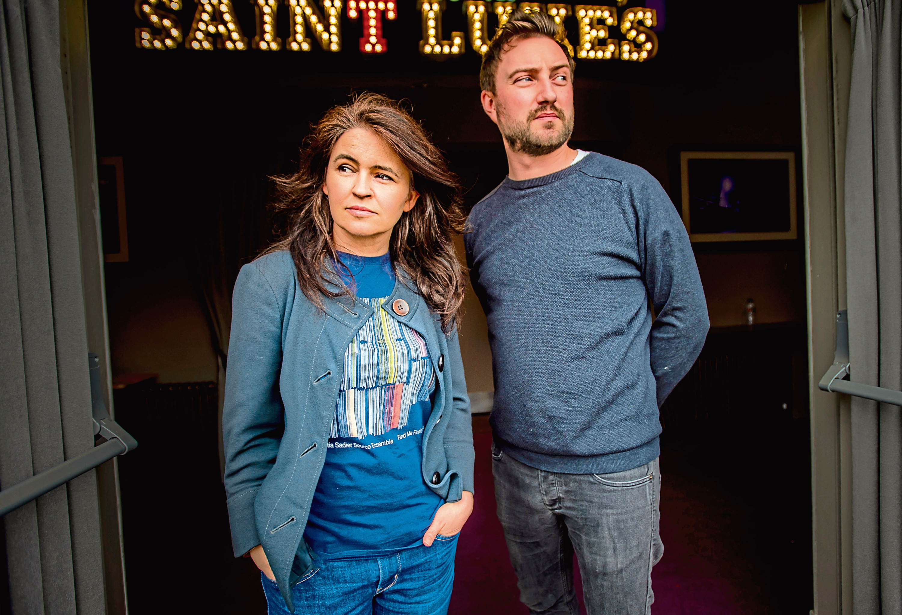 Louis Abbot and Emma Pollock are two of the musicians who are part of the project (Pic: Alan Peebles)