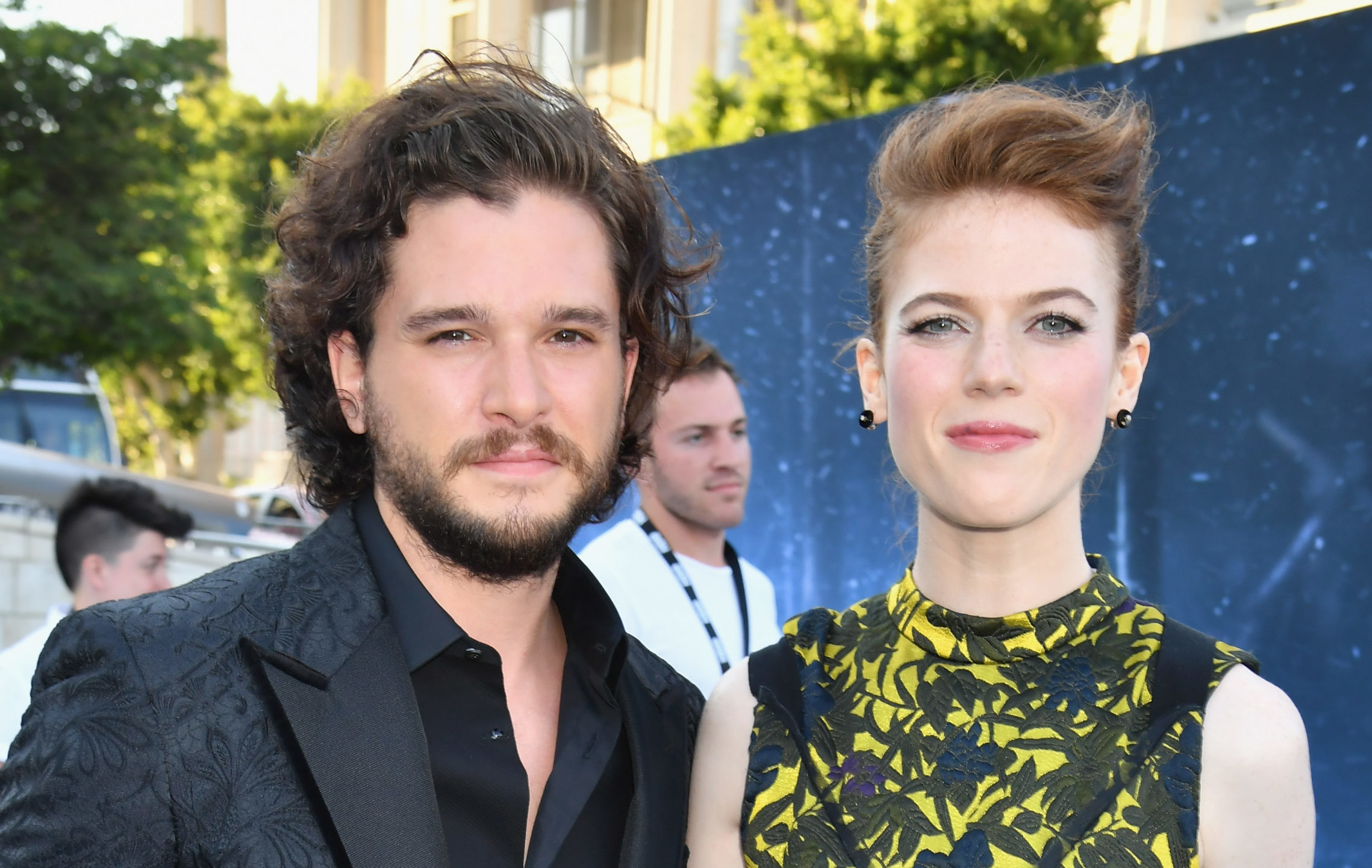 Kit Harington and Rose Leslie (Jeff Kravitz/FilmMagic for HBO)