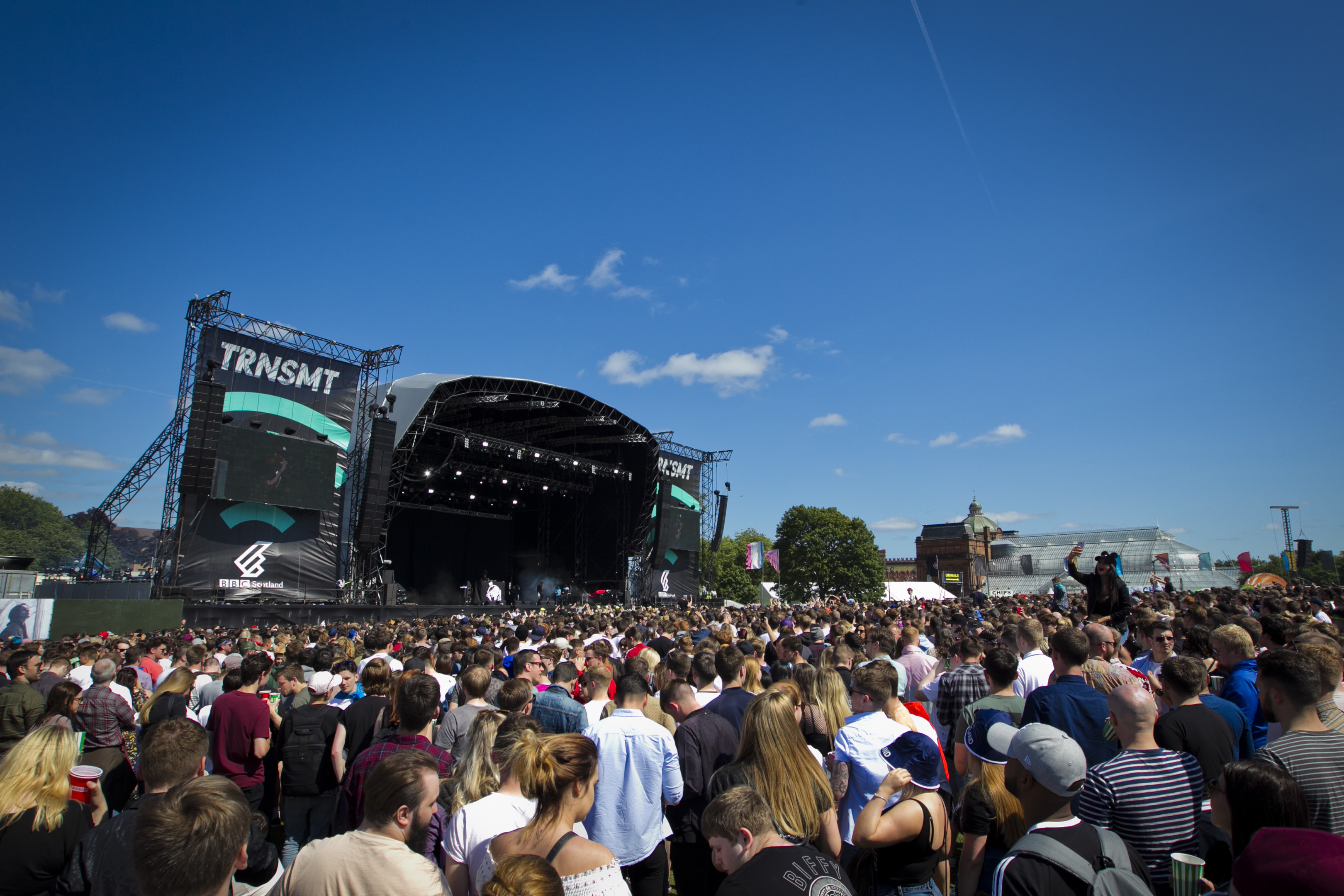 The TRNSMT music festival in Glasgow is scheduled for July