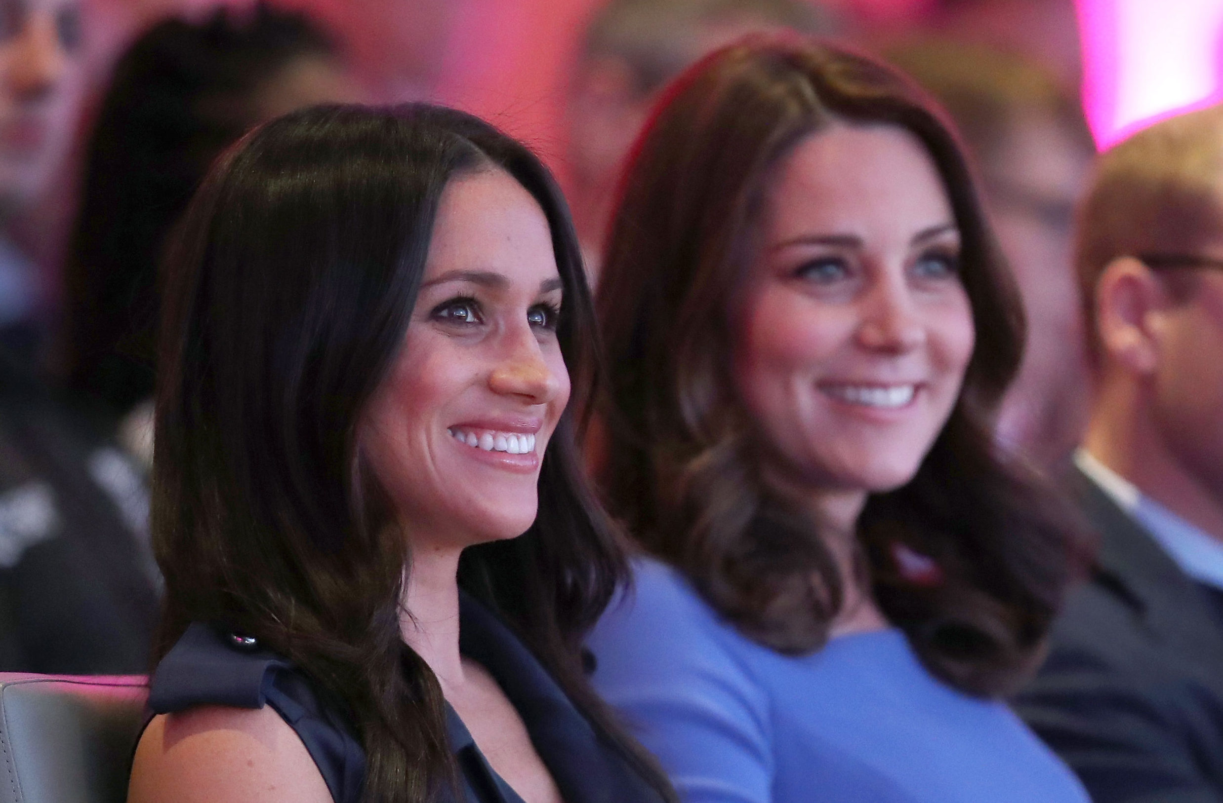 Meghan Markle and the Duchess of Cambridge (PA)