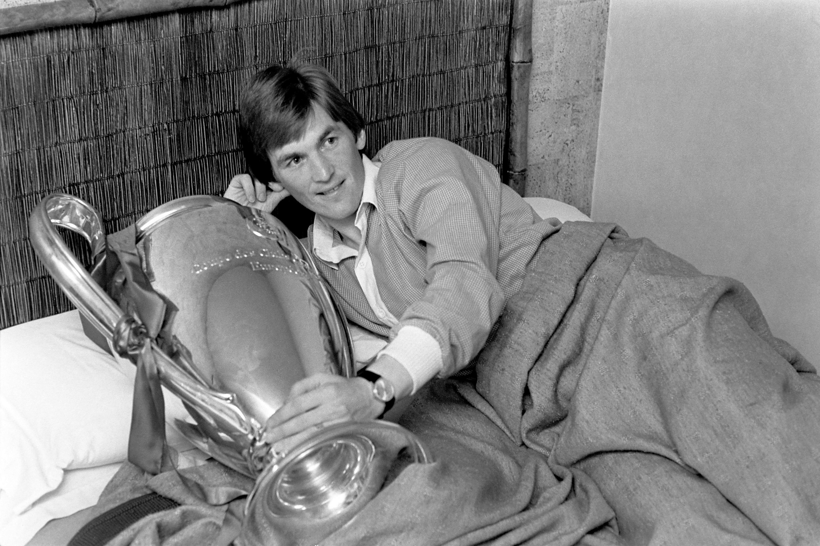 Kenny Dalglish woke up with the European Cup after scoring Liverpool’s winner against Club Brugge in 1978 (PA Archive)