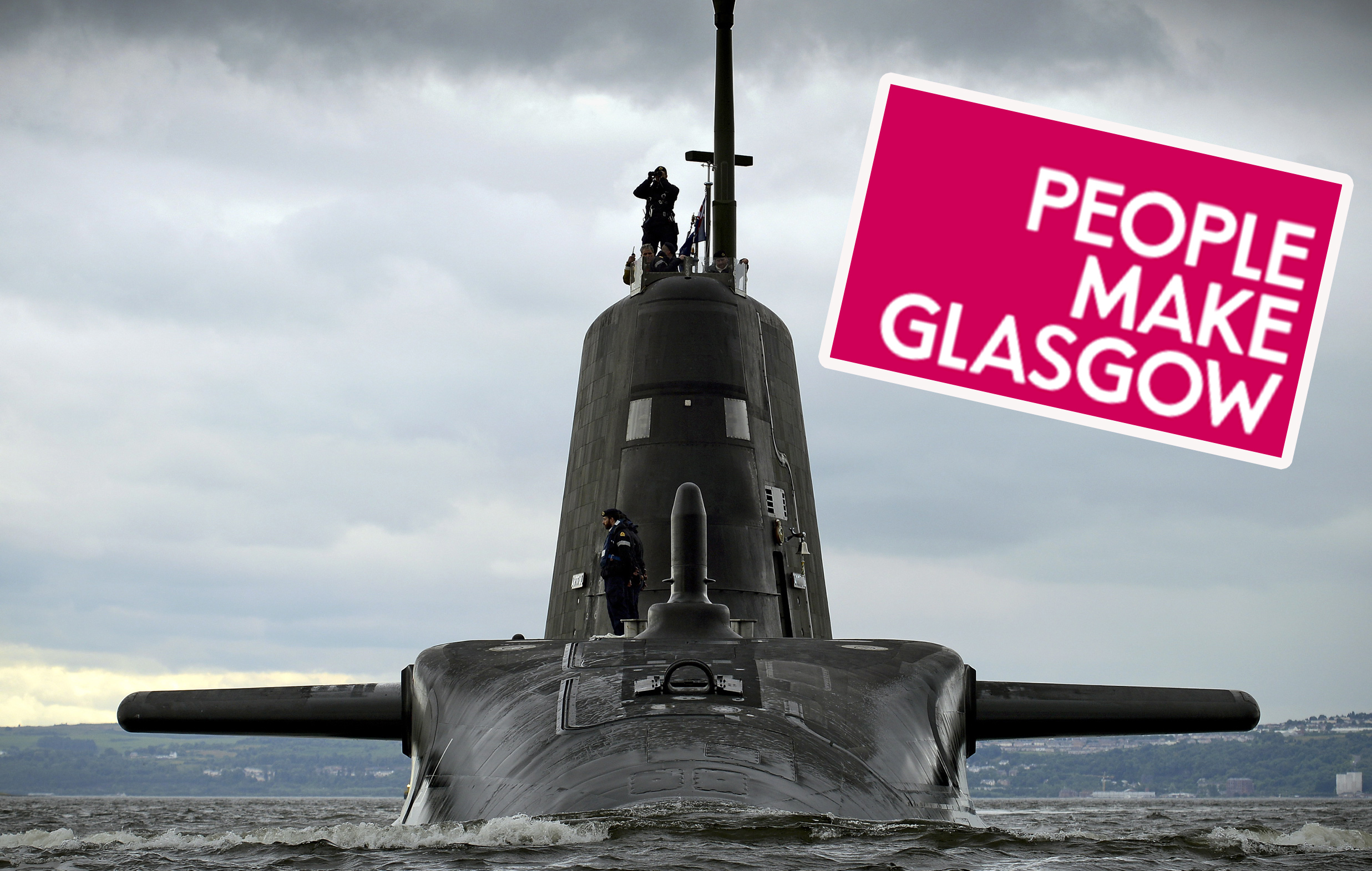 An Astute class sub in the Clyde, like the one being used to promote arms fair, can be fitted with Tomahawk missiles