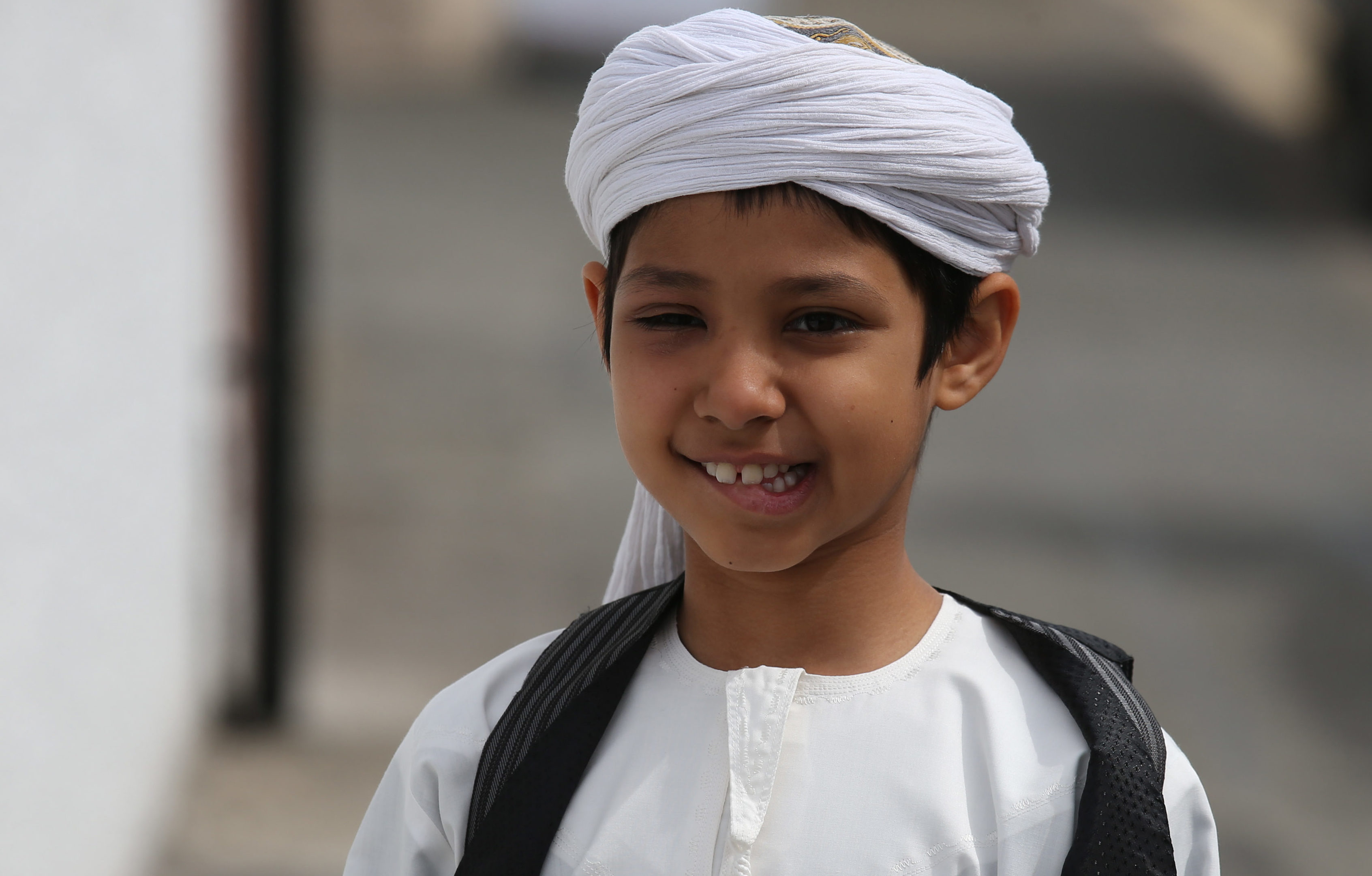 A young member of the Muslim community in Stornoway attends the official opening of the first mosque in the Outer Hebrides (Andrew Milligan/PA Wire)