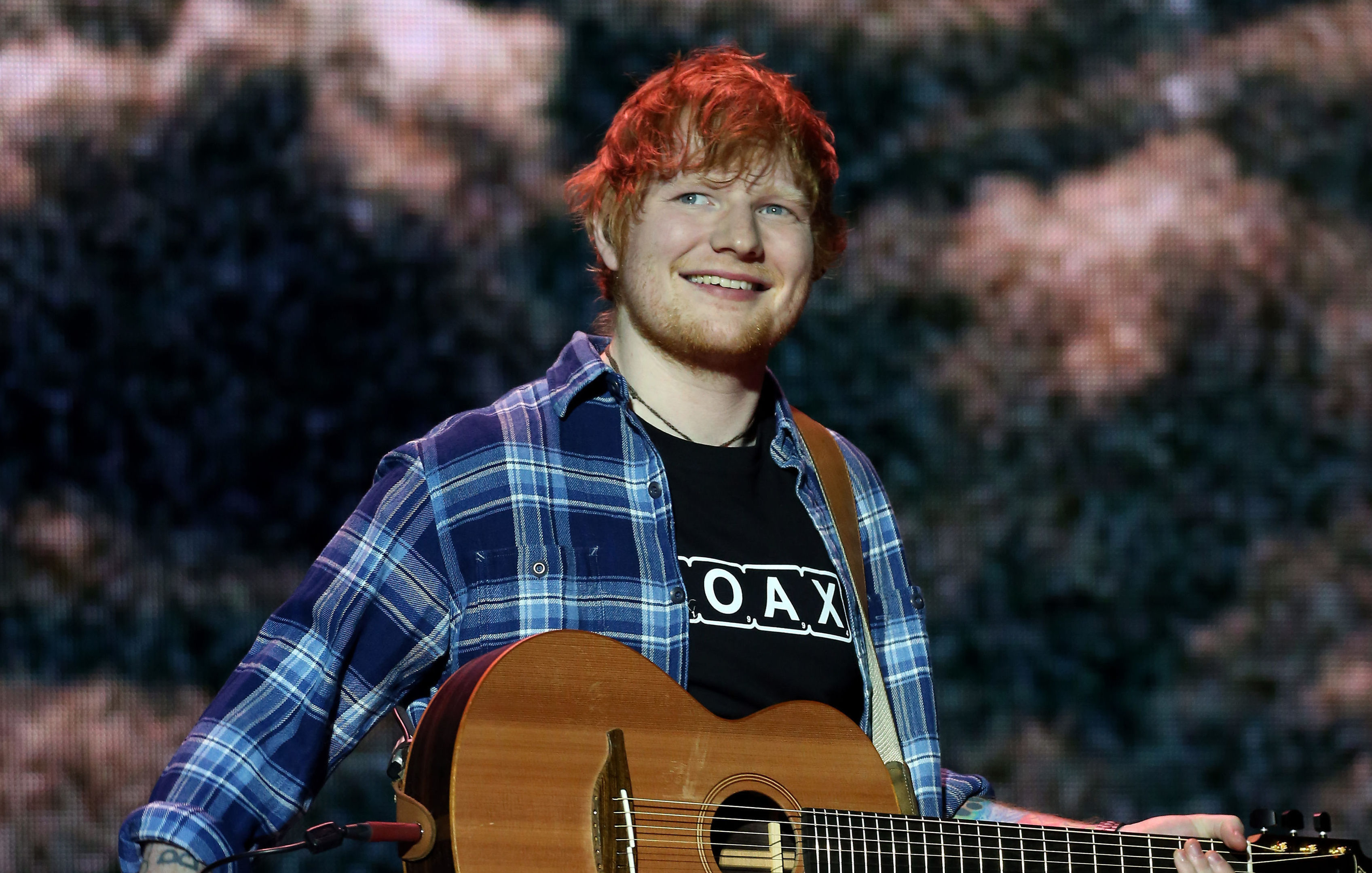 Ed Sheeran, who had the biggest selling album of last year (Isabel Infantes/PA Wire)