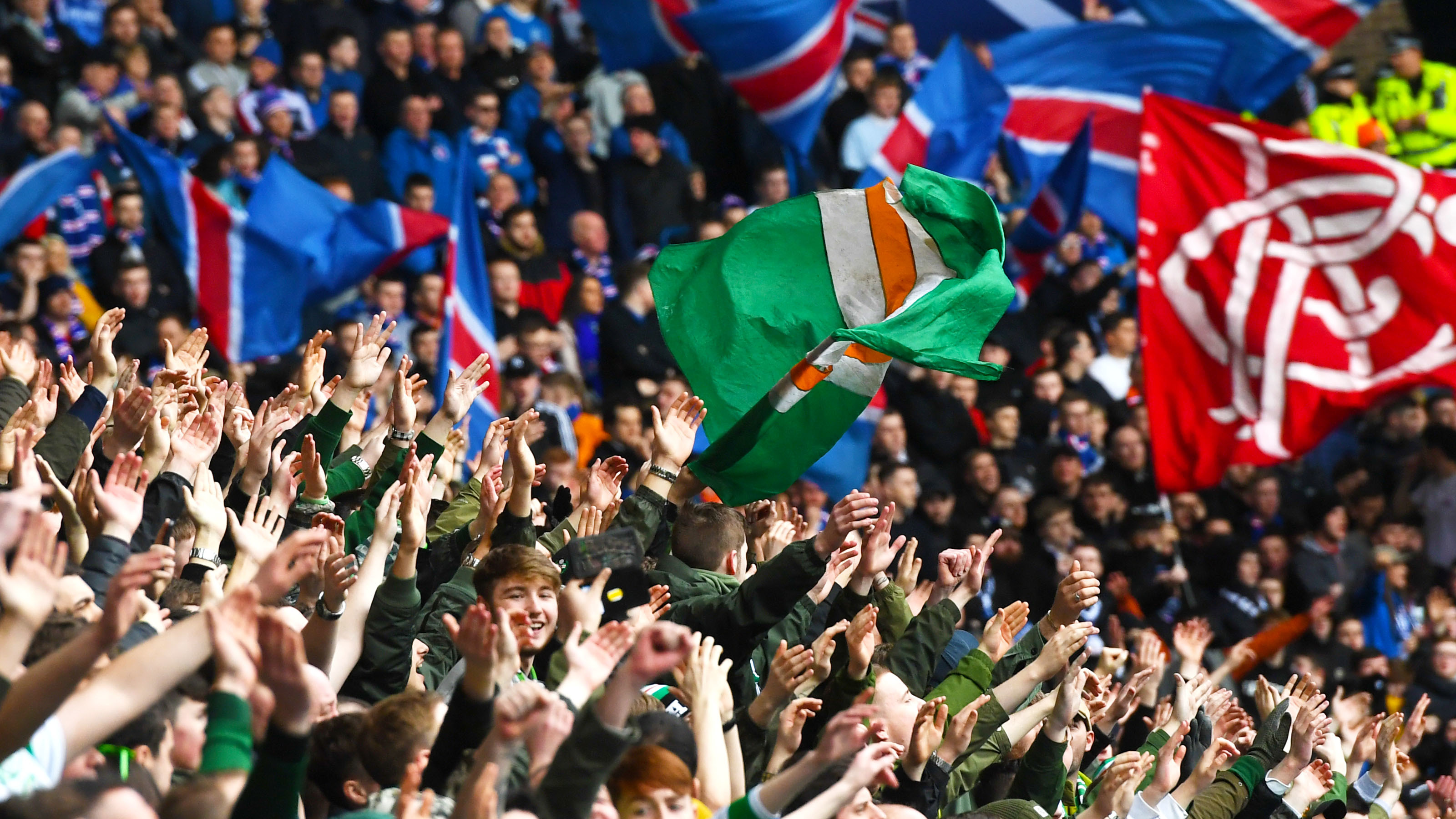 Celtic and Rangers fans (SNS Group / Craig Williamson)