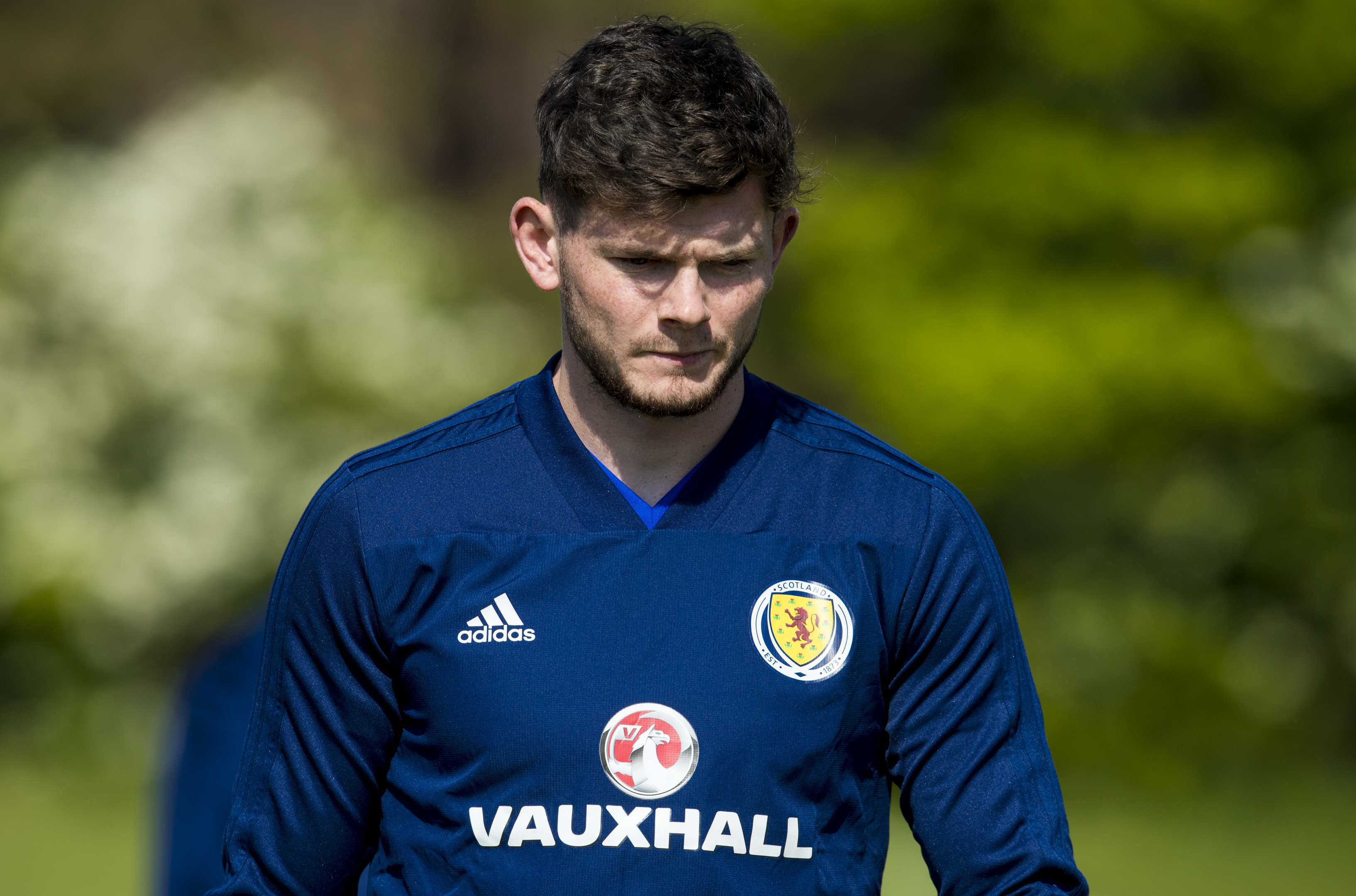 Scotland U21 captain Oliver Burke (SNS Group / Ross MacDonald)