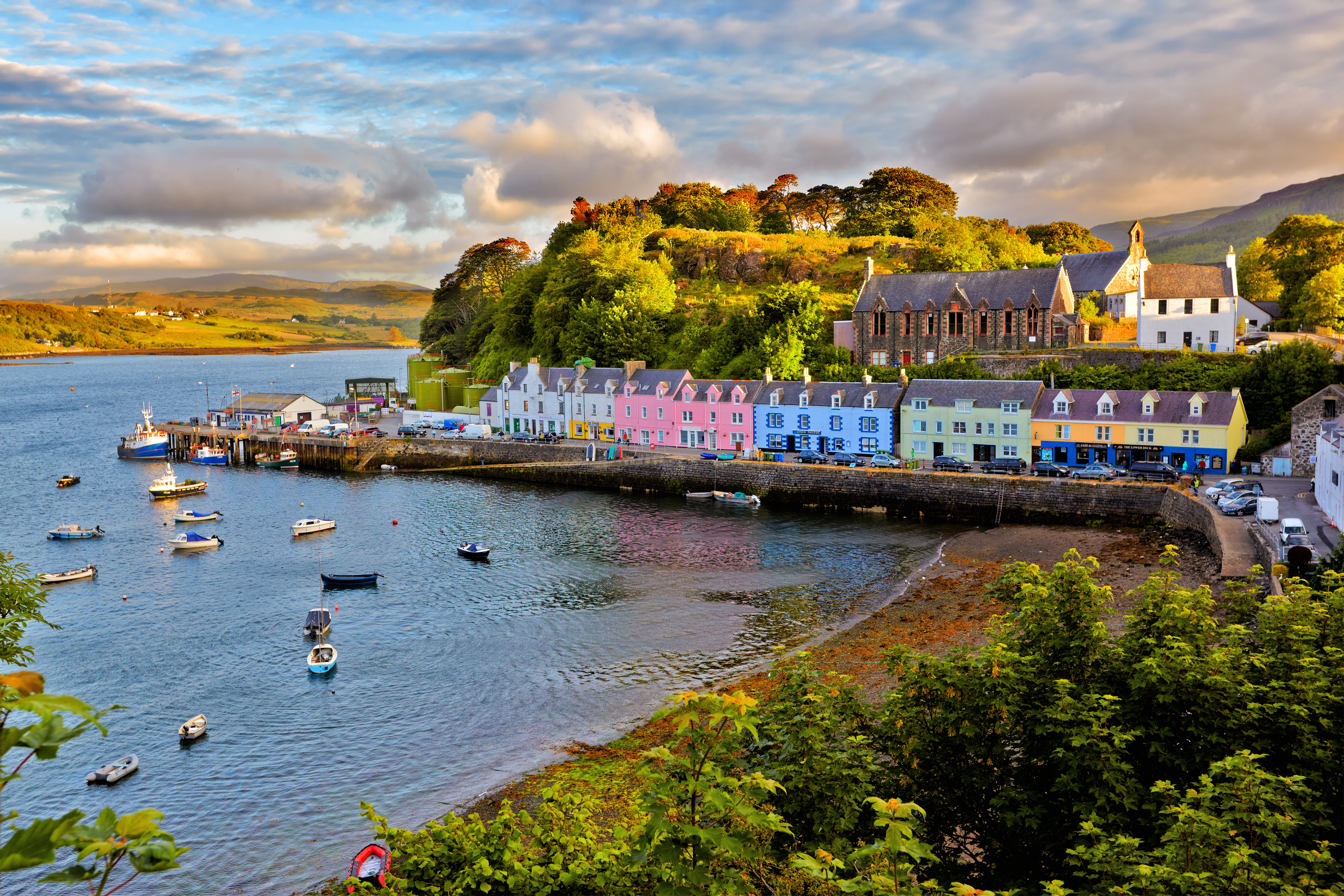 Portree before sunset, Isle of Skye (Getty Images)