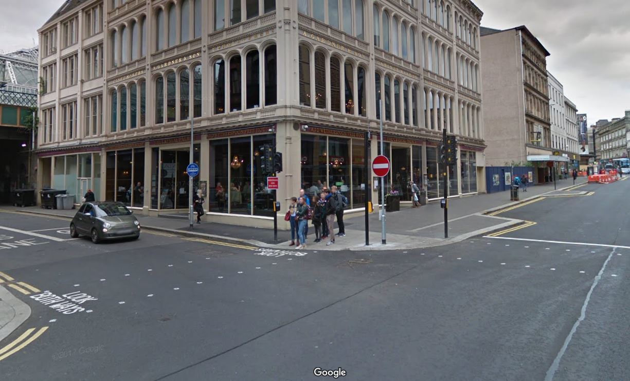 The junction where the incident occurred (Google Maps)