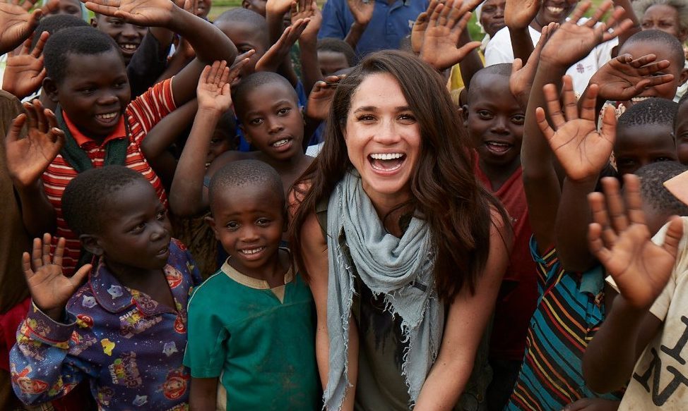 Meghan travelled to Rwanda in 2016 with World Vision to see the importance of clean water