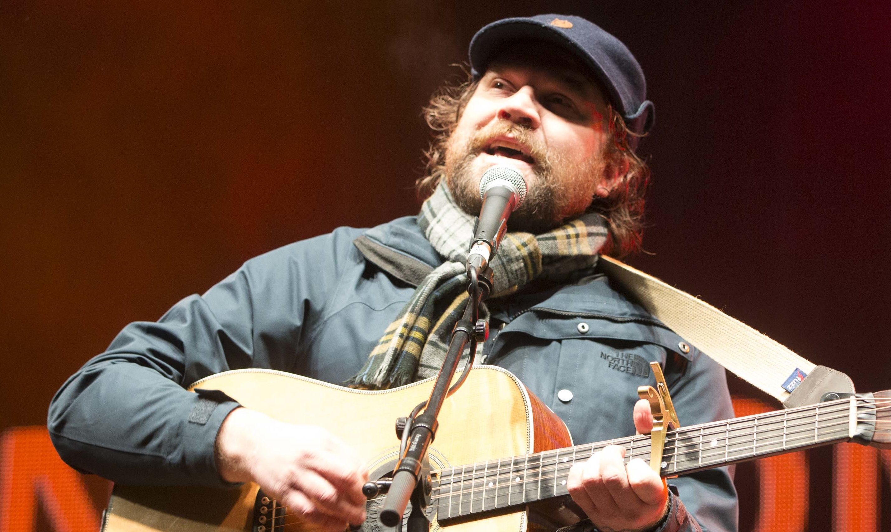 Scott Hutchison performs with Frightened Rabbit at Sleep In The Park (Jeff Holmes)