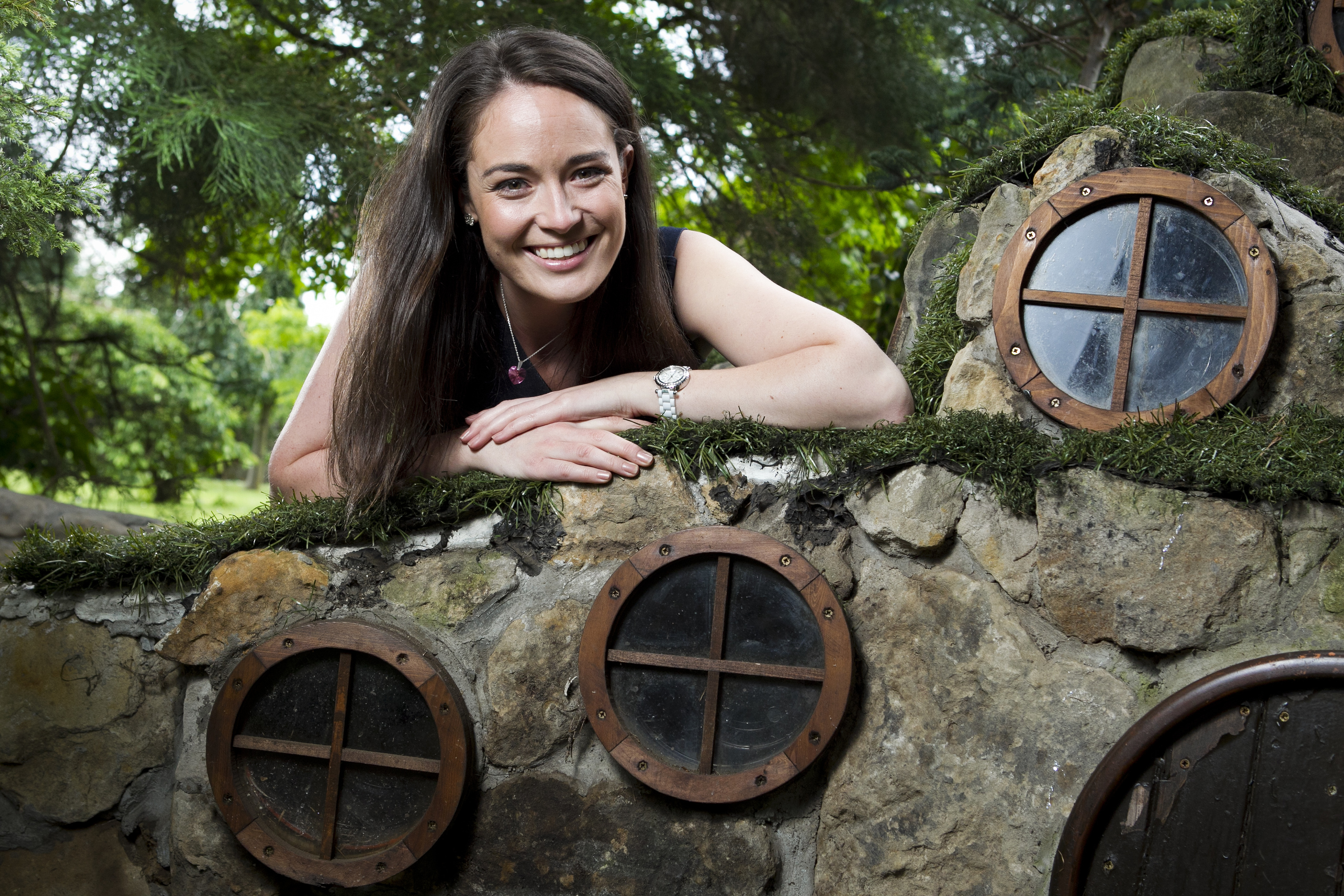 Jennifer Reoch, at one of her favourite hidden gem places in Scotland, The Secret Fairy Garden at Pollok House (Andrew Cawley / DC Thomson)