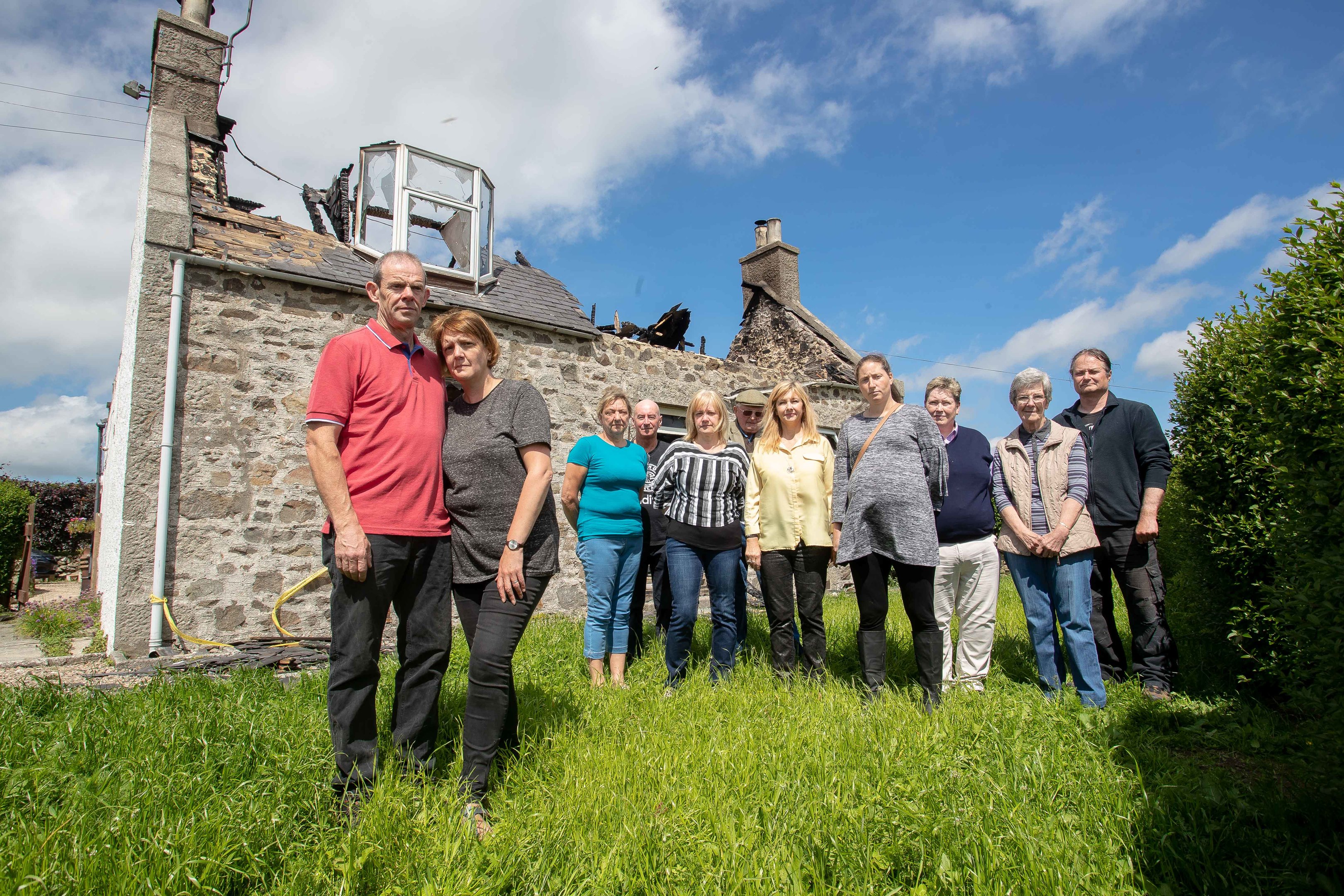 Donald and Angela MacGillivray, with their band of helpers (Derek Ironside/ Newsline Media)