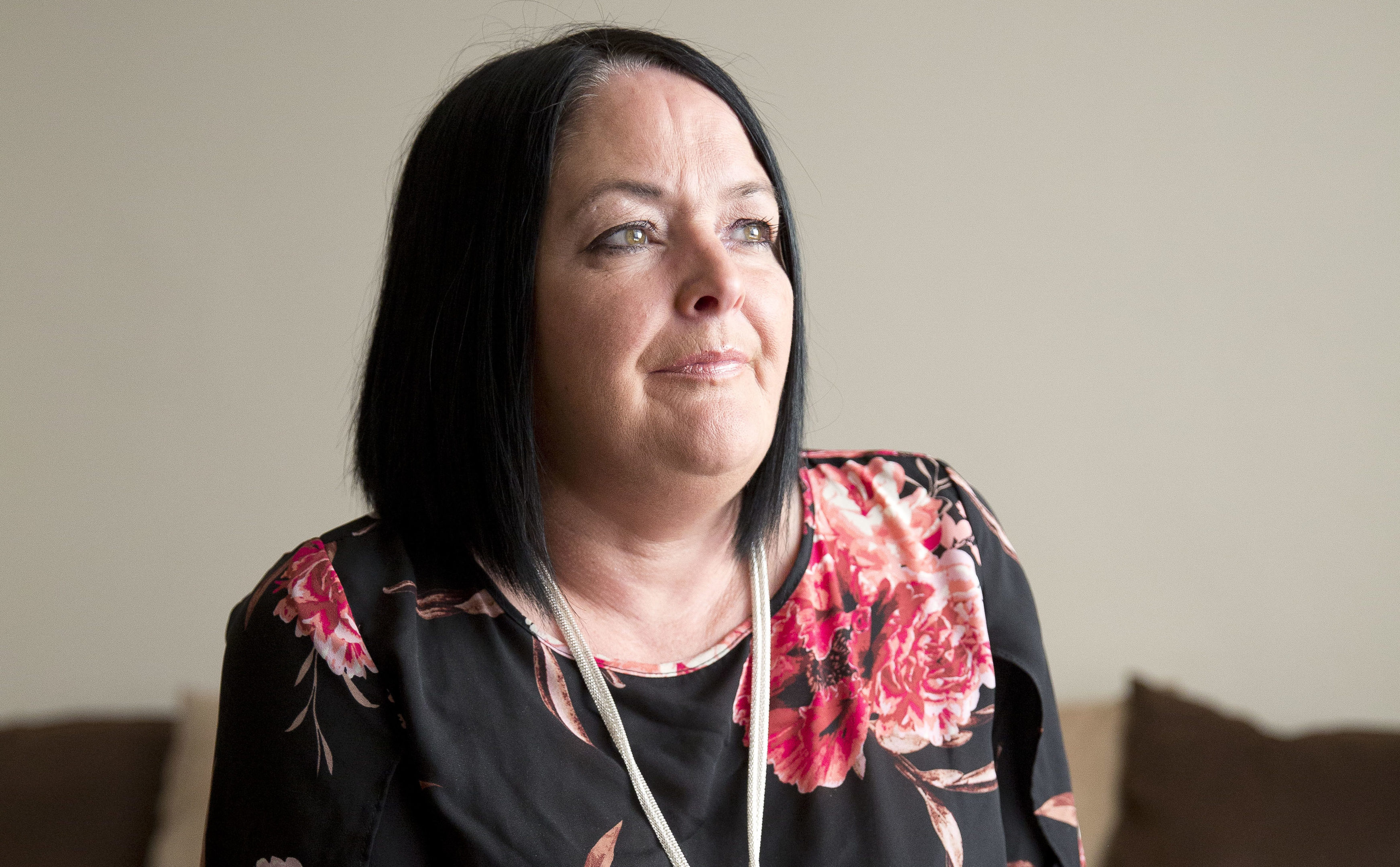 Janice McSeveney at her home in Whitburn last week (Jamie Williamson)