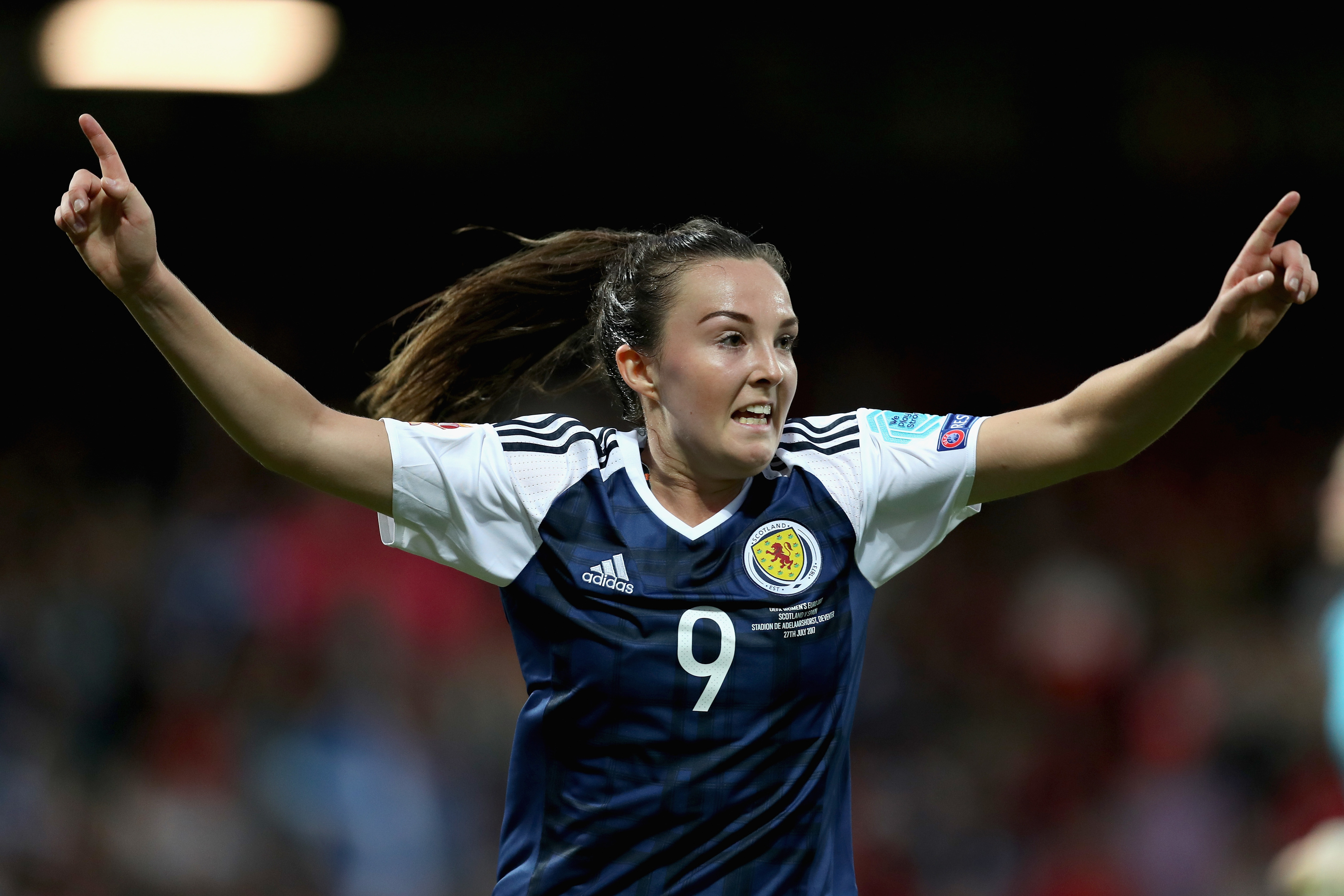 Caroline Weir in action for Scotland (Maja Hitij/Getty Images)
