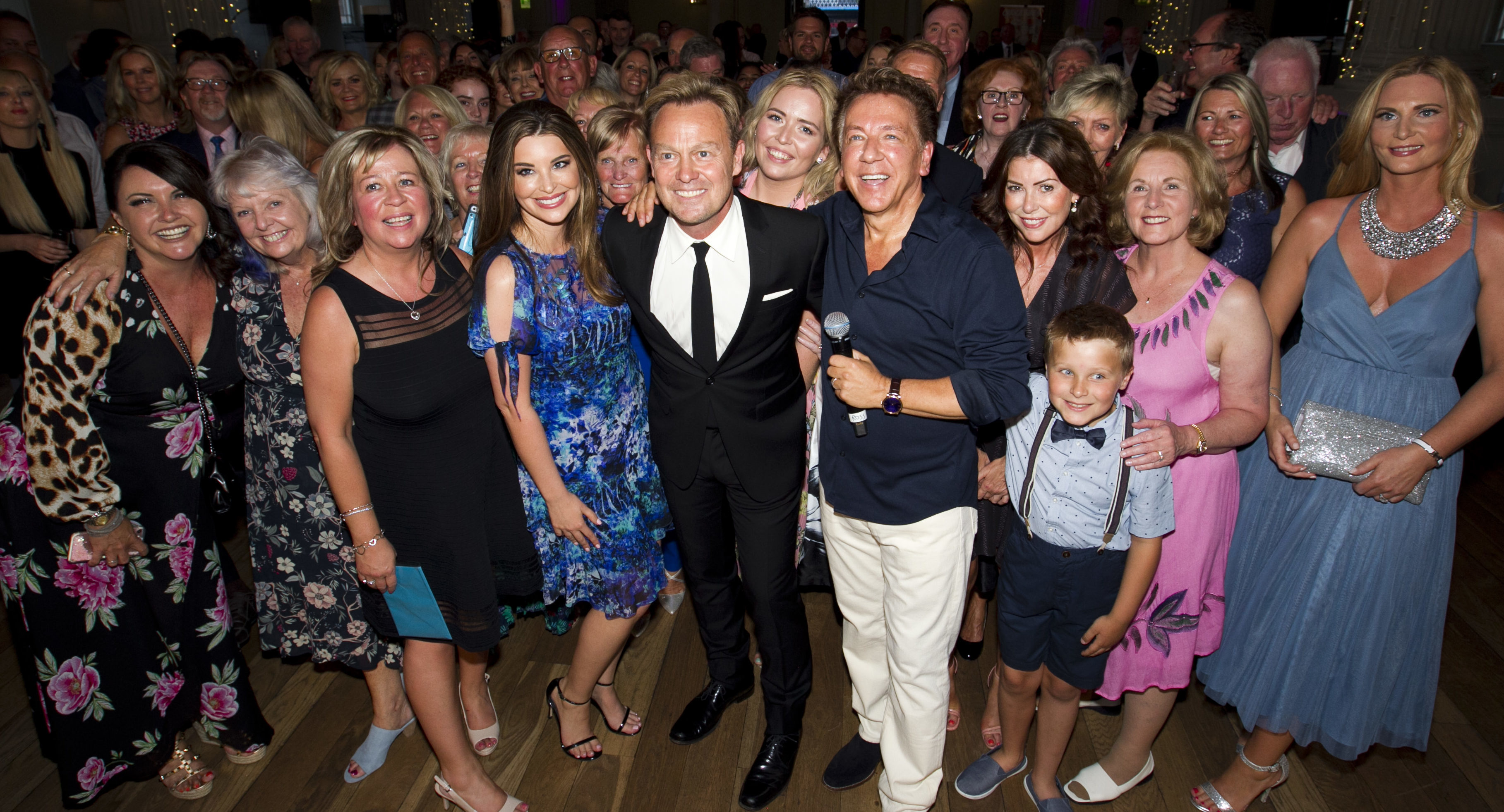 Ross King, celebrating with friends and family after being knighted with an MBE. (Andrew Cawley)