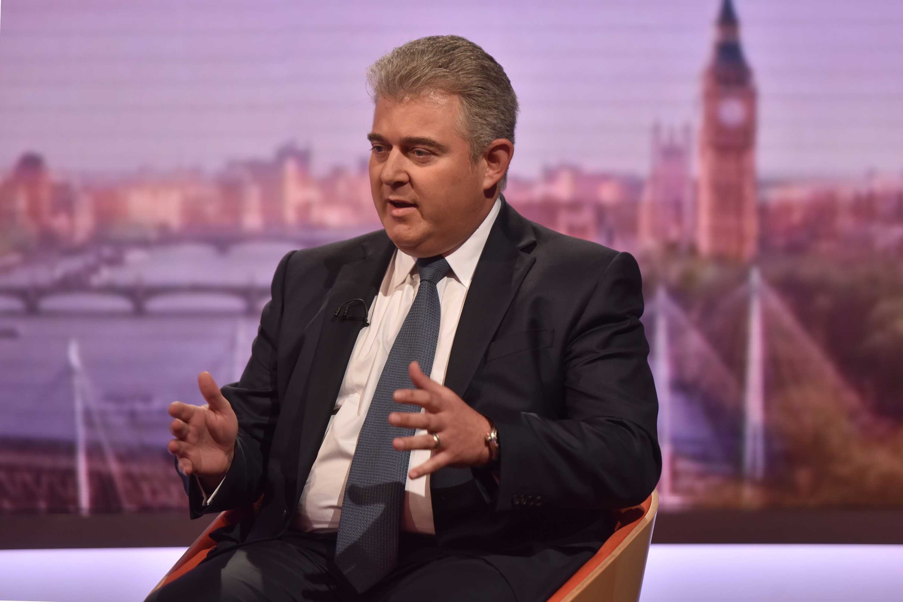 Brandon Lewis (Jeff Overs/BBC/PA Wire)