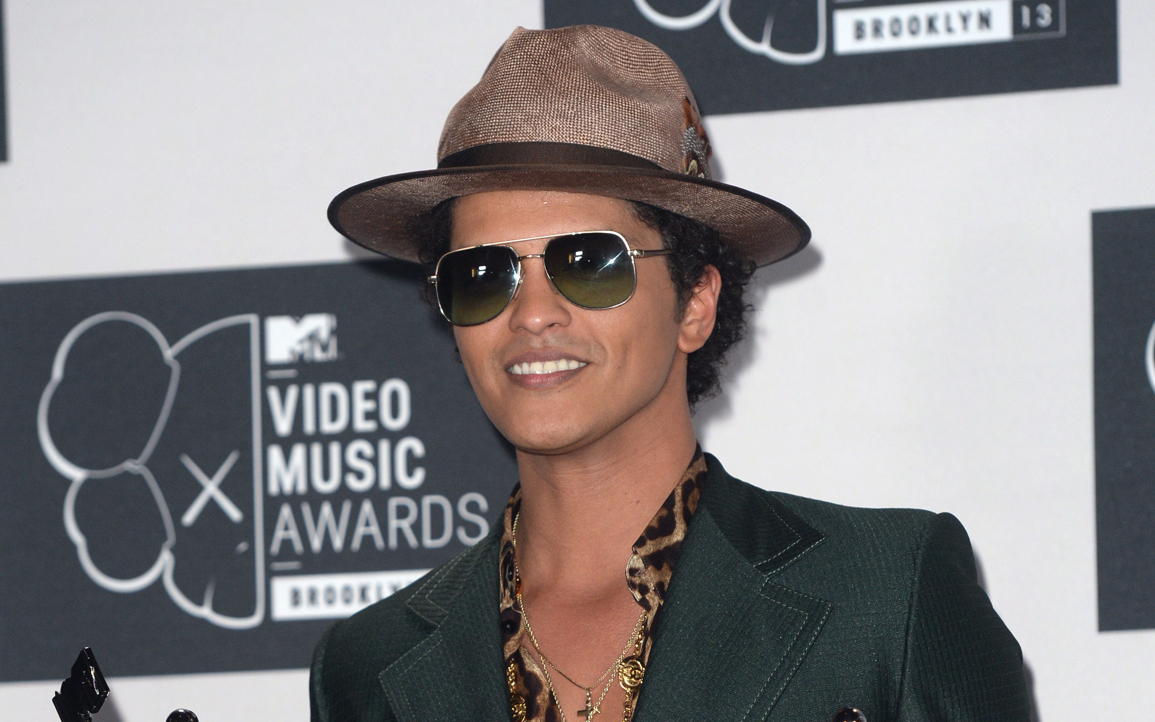 Bruno Mars was forced to leave the stage following a fire scare during a concert in Glasgow (Doug Peters/PA Wire)