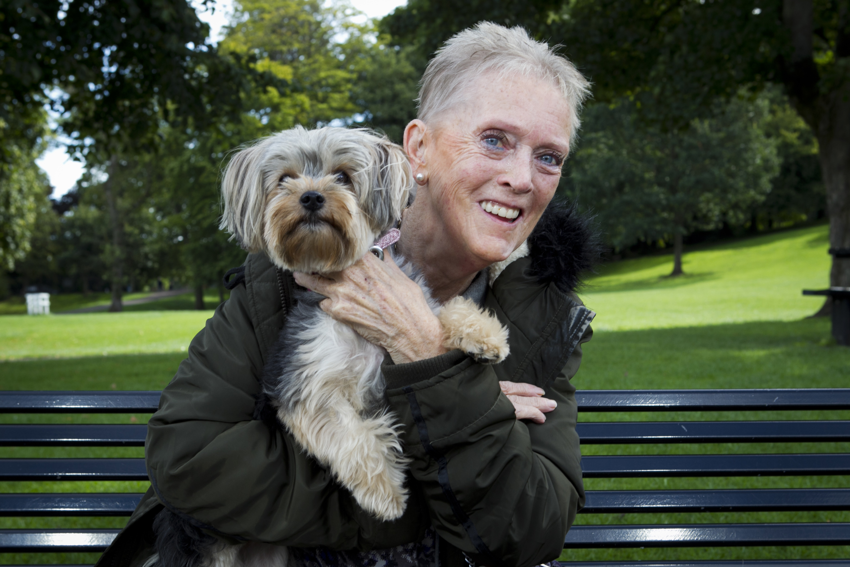 Mary Tominey with dog Lexi (Andrew Cawley / DC Thomson)