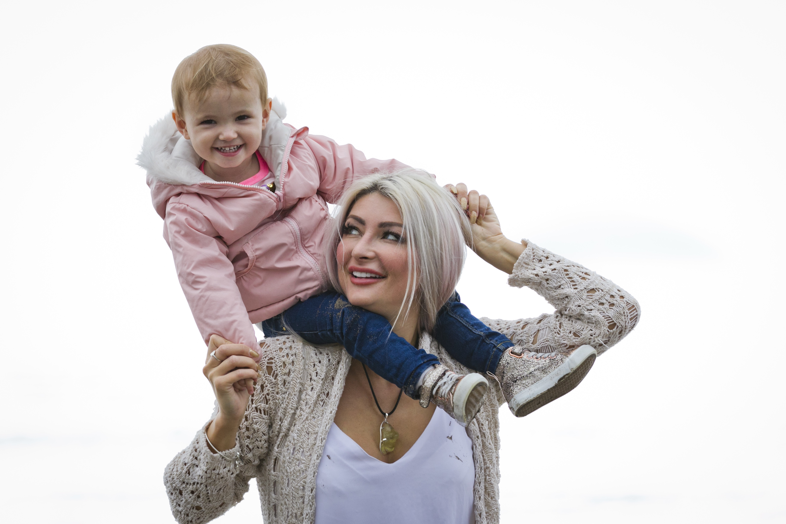 Former model Heather McCartney and daughter Annah (Andrew Cawley / DC Thomson)