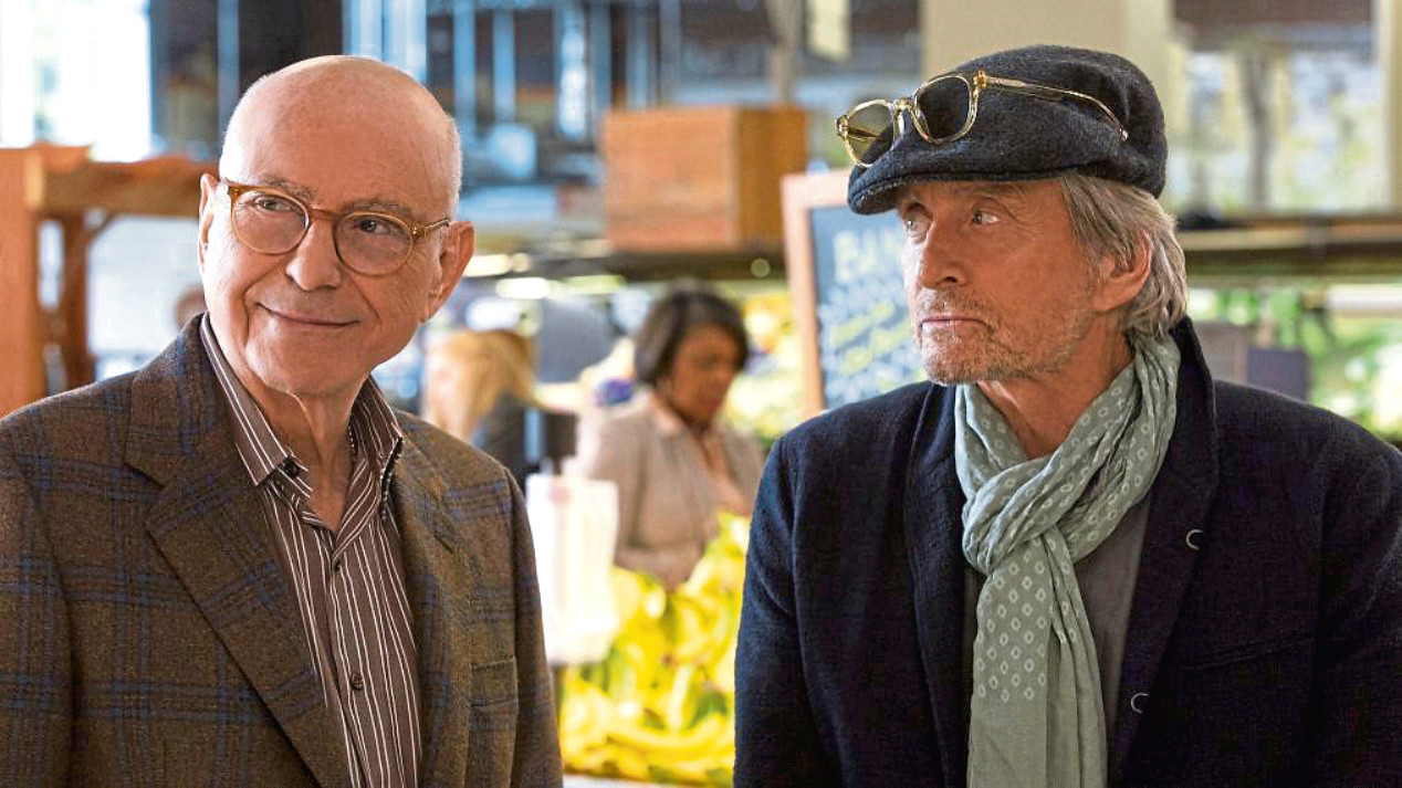 Alan Arkin and Michael Douglas play actors that are no longer in the first flush of youth.