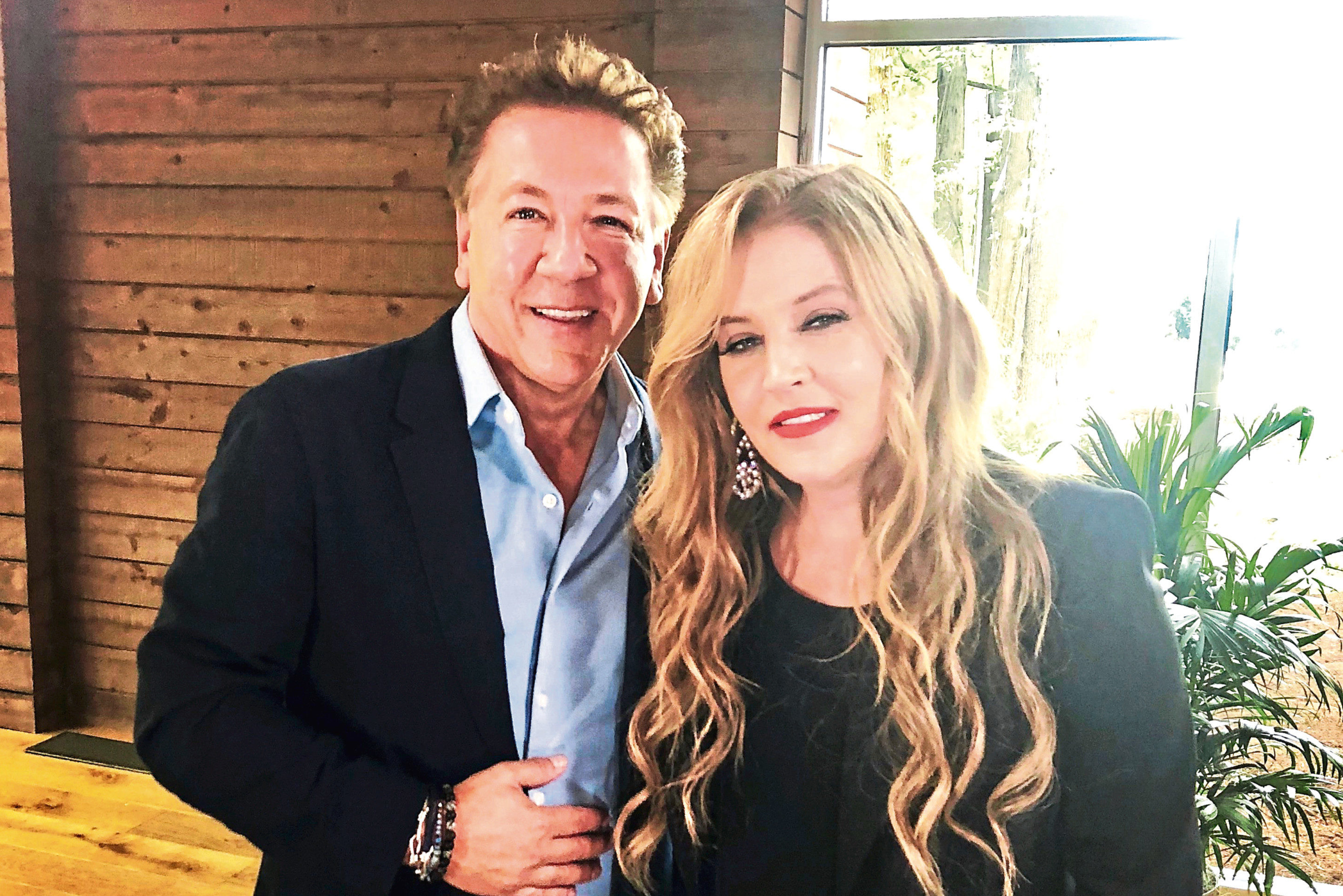 Ross King and Lisa Marie Presley