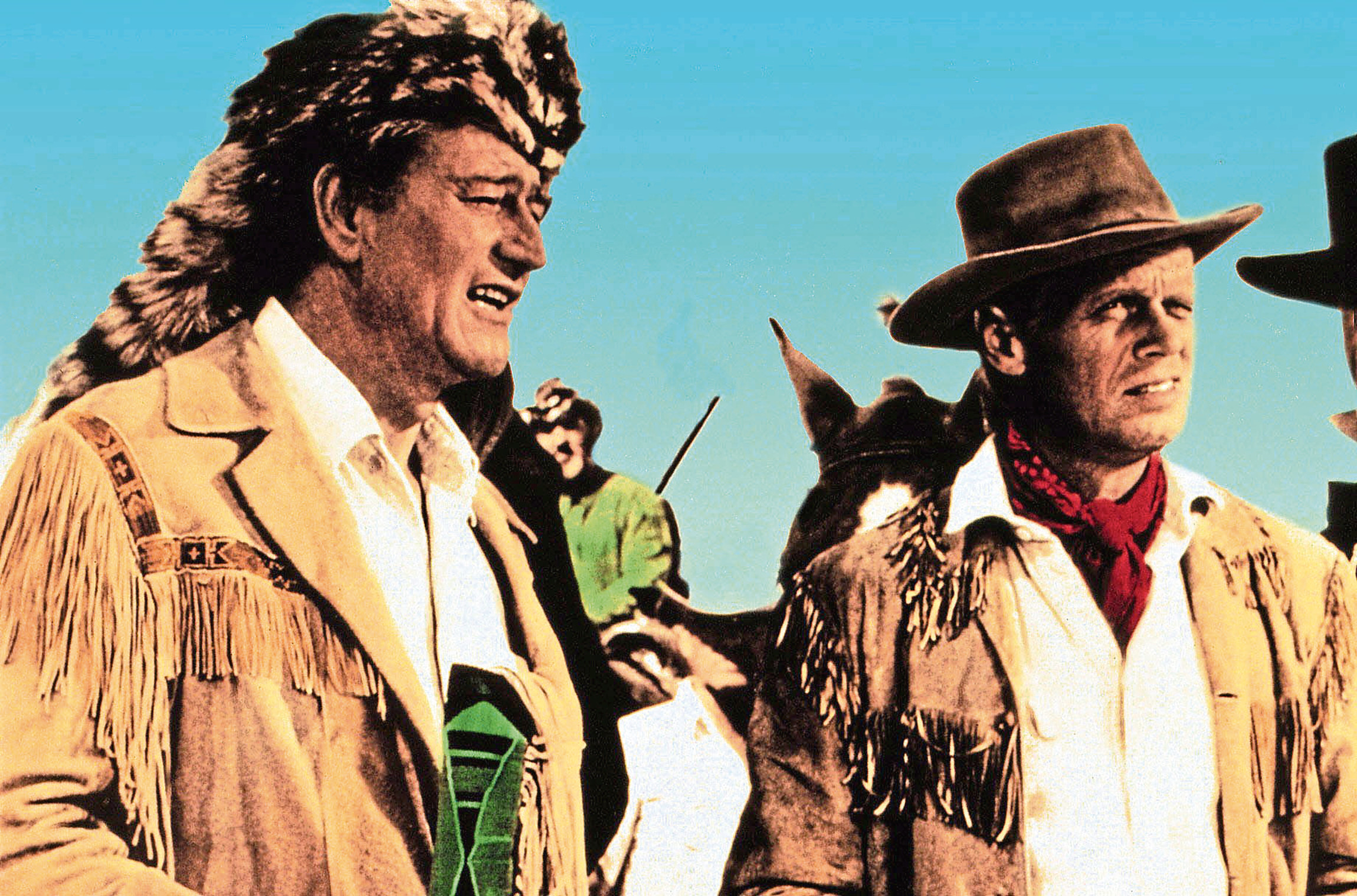 John Wayne and Richard Widmark in The Alamom 1960 (Allstar/UNITED ARTISTS)